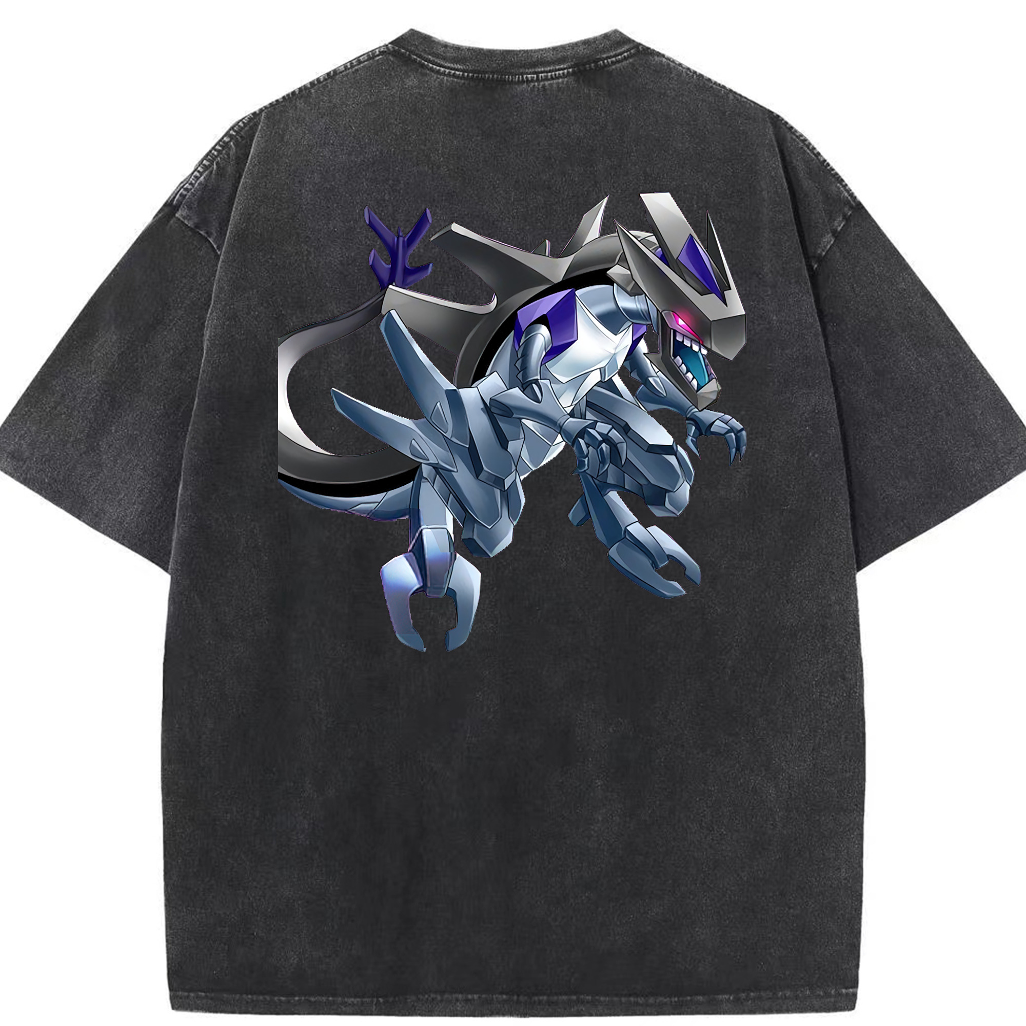 （画像用） 遊☆戯☆王 Yu-Gi-Oh! 綿100% ヴィンテージ風 半袖Tシャツ（背面プリント）