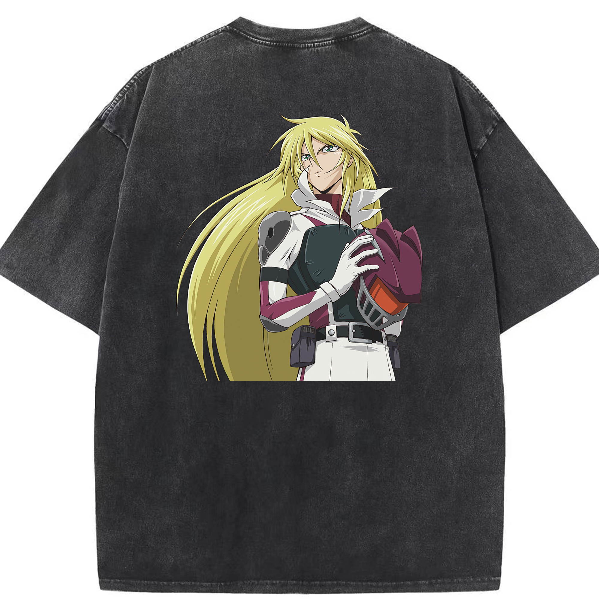 （画像用） 遊☆戯☆王 Yu-Gi-Oh! 綿100% ヴィンテージ風 半袖Tシャツ（背面プリント）