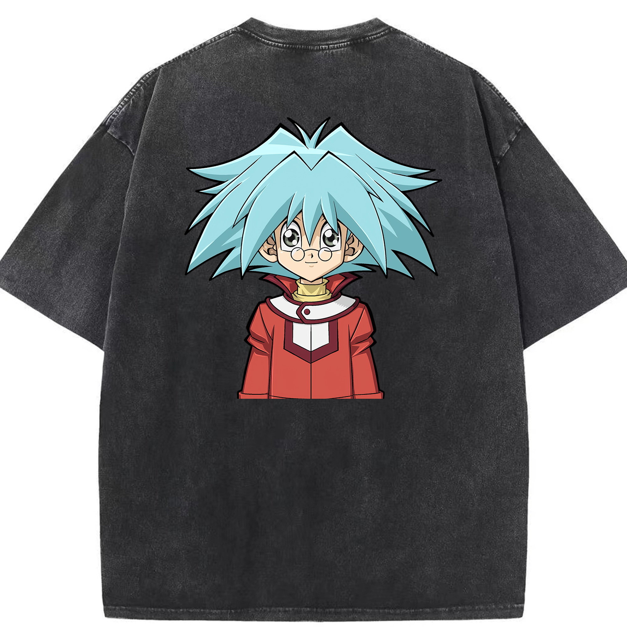 （画像用） 遊☆戯☆王 Yu-Gi-Oh! 綿100% ヴィンテージ風 半袖Tシャツ（背面プリント）