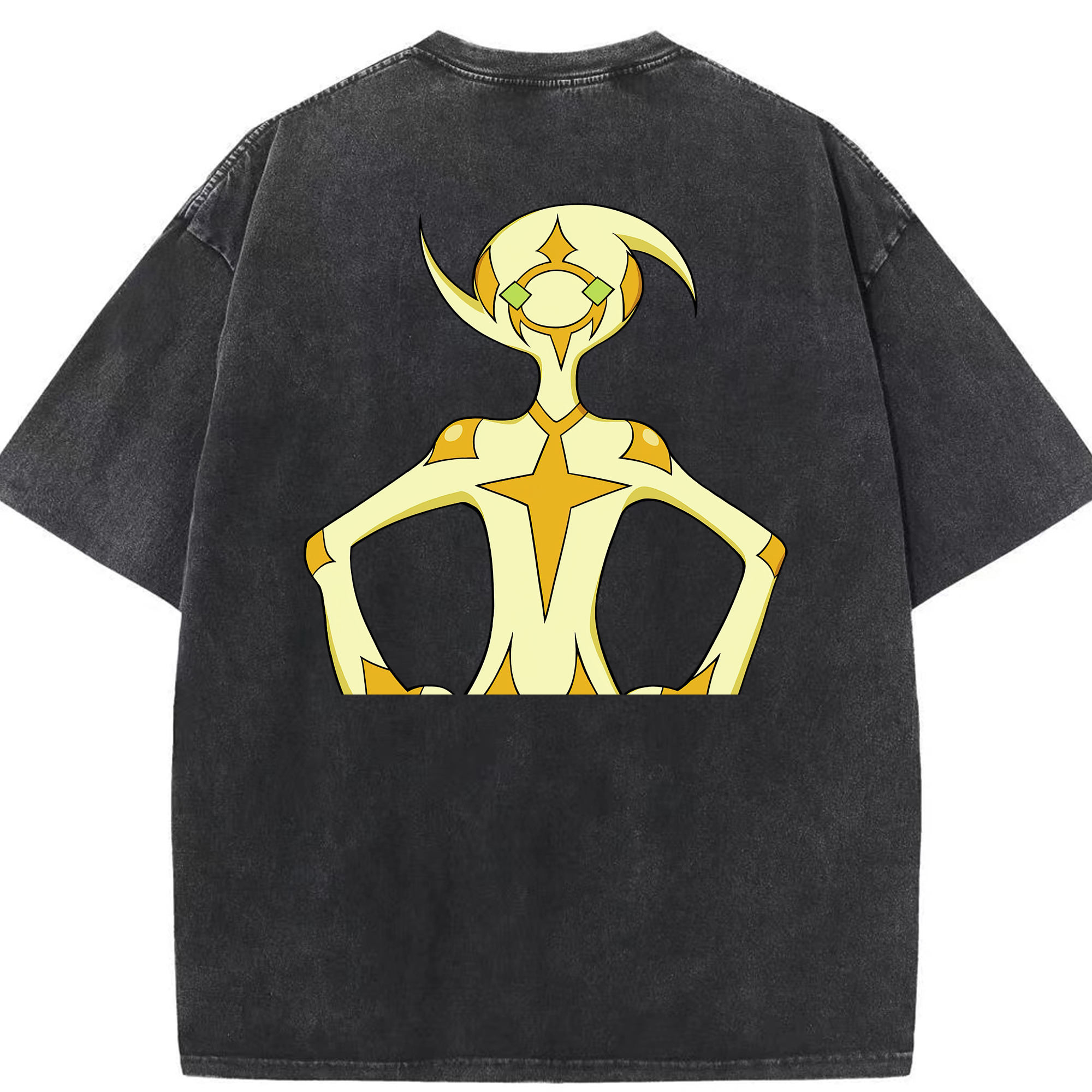（画像用） 遊☆戯☆王 Yu-Gi-Oh! 綿100% ヴィンテージ風 半袖Tシャツ（背面プリント）