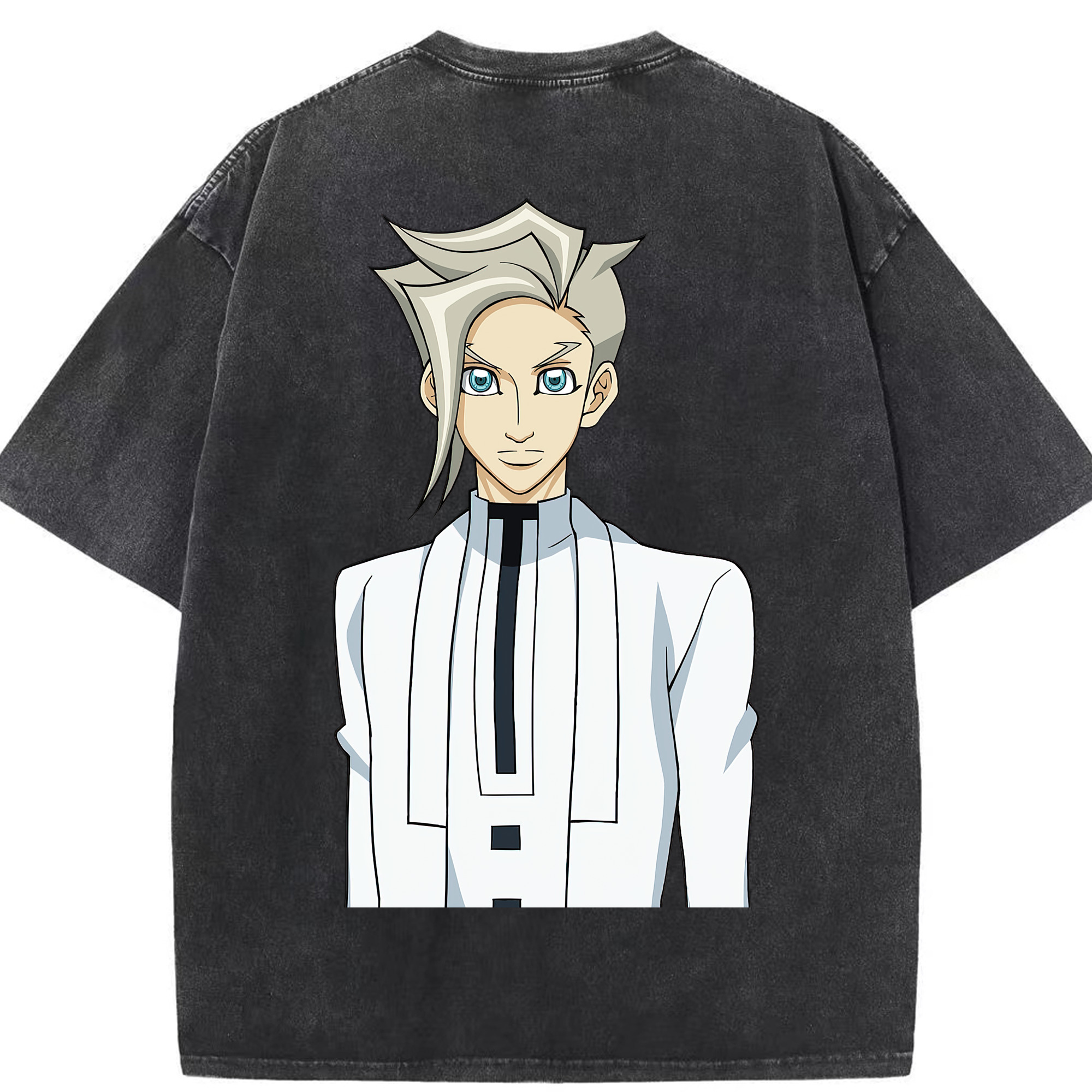 （画像用） 遊☆戯☆王 Yu-Gi-Oh! 綿100% ヴィンテージ風 半袖Tシャツ（背面プリント）
