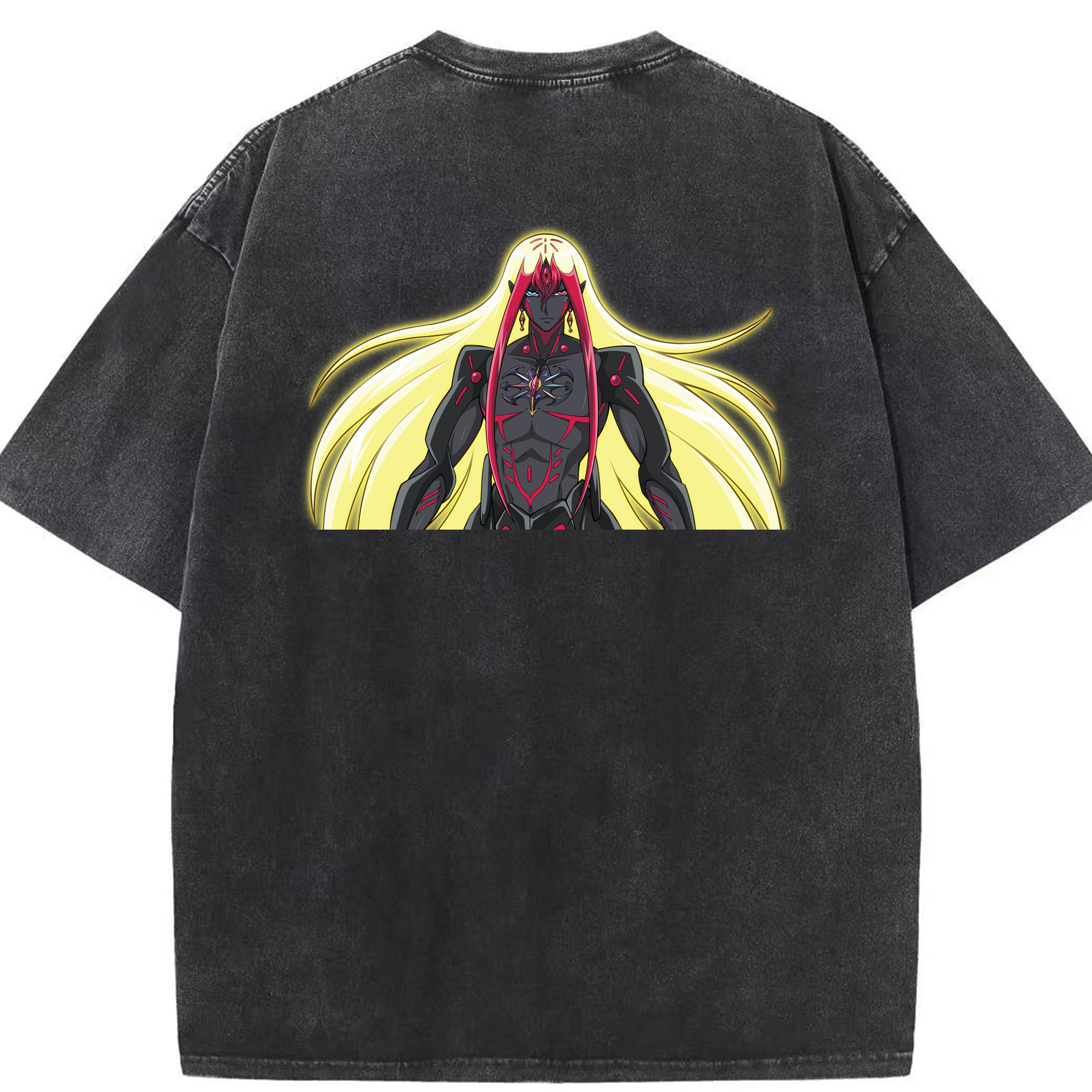 （画像用） 遊☆戯☆王 Yu-Gi-Oh! 綿100% ヴィンテージ風 半袖Tシャツ（背面プリント）
