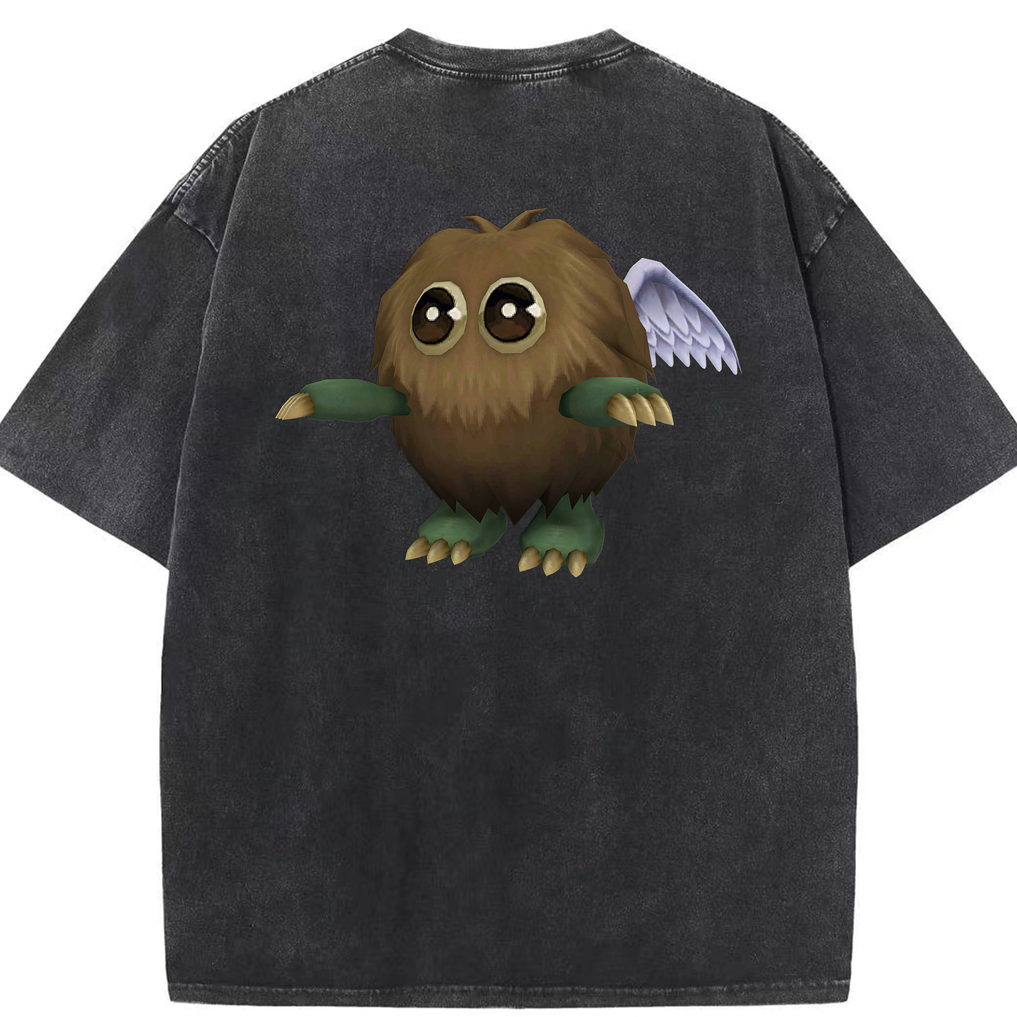 （画像用） 遊☆戯☆王 Yu-Gi-Oh! 綿100% ヴィンテージ風 半袖Tシャツ（背面プリント）