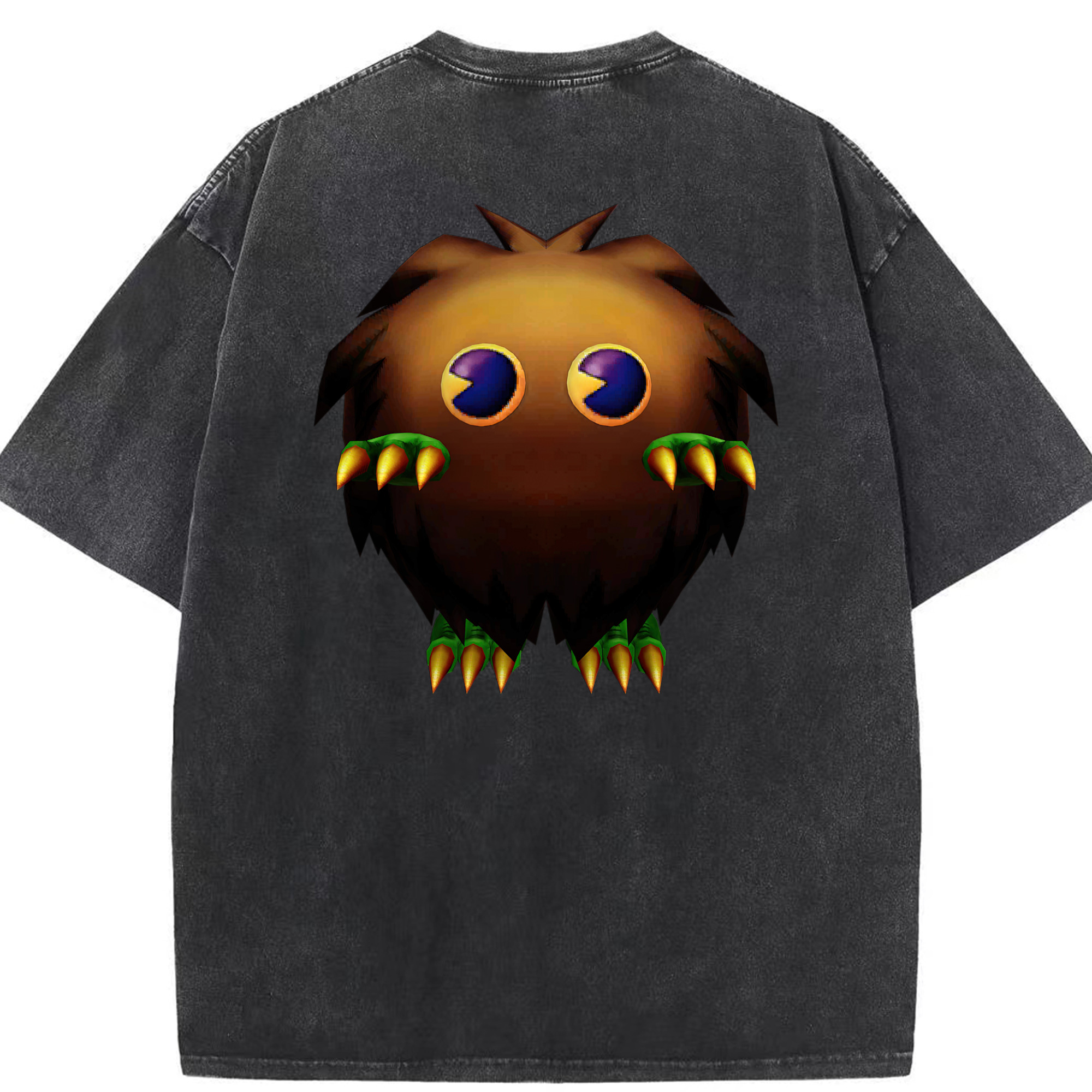 （画像用） 遊☆戯☆王 Yu-Gi-Oh! 綿100% ヴィンテージ風 半袖Tシャツ（背面プリント）