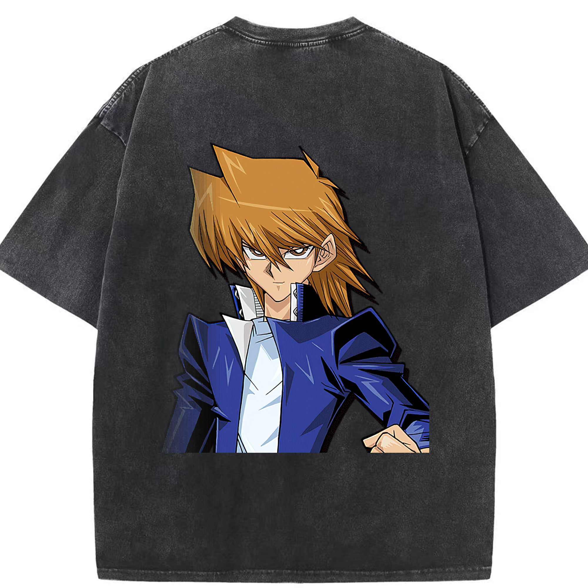 （画像用） 遊☆戯☆王 Yu-Gi-Oh! 綿100% ヴィンテージ風 半袖Tシャツ（背面プリント）