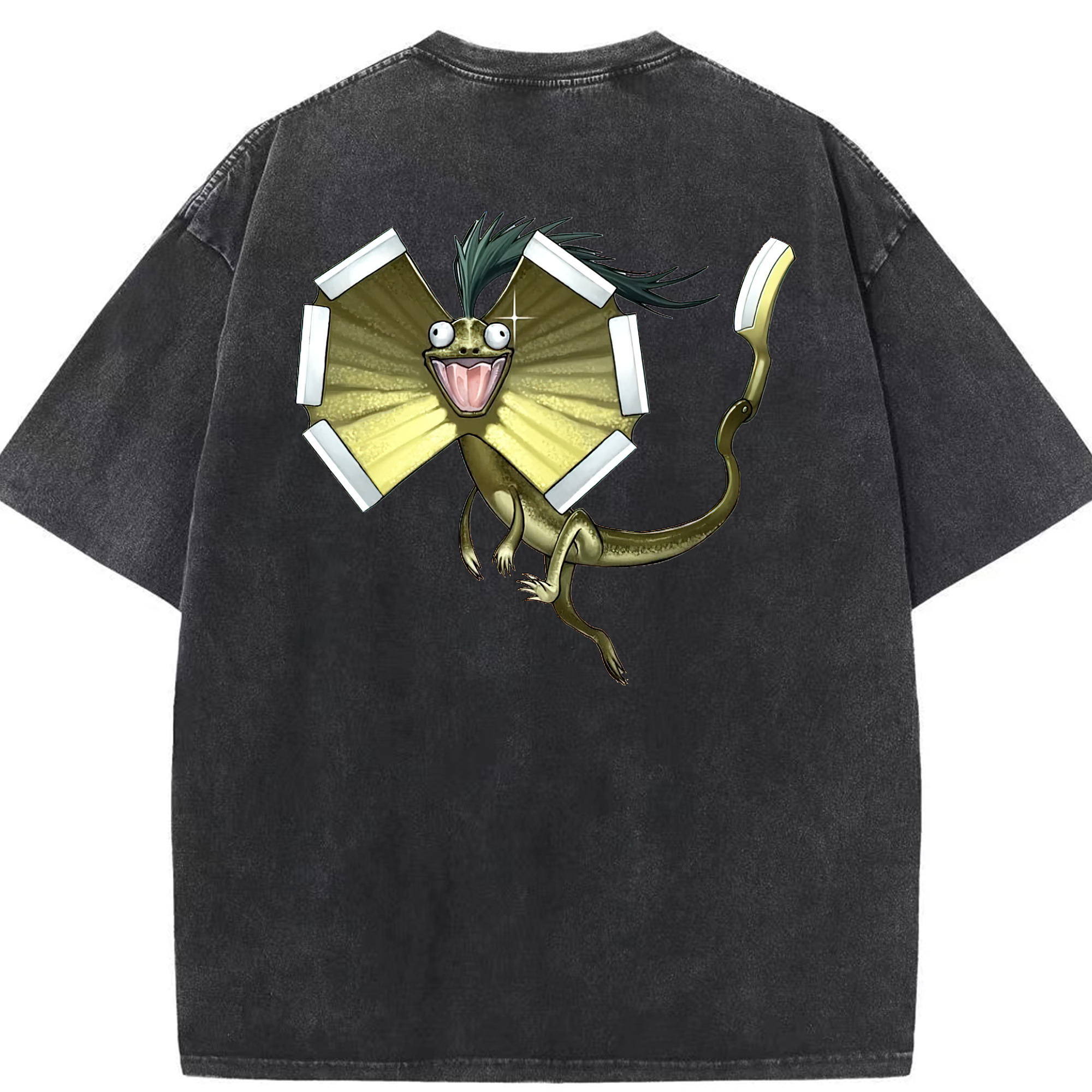 （画像用） 遊☆戯☆王 Yu-Gi-Oh! 綿100% ヴィンテージ風 半袖Tシャツ（背面プリント）