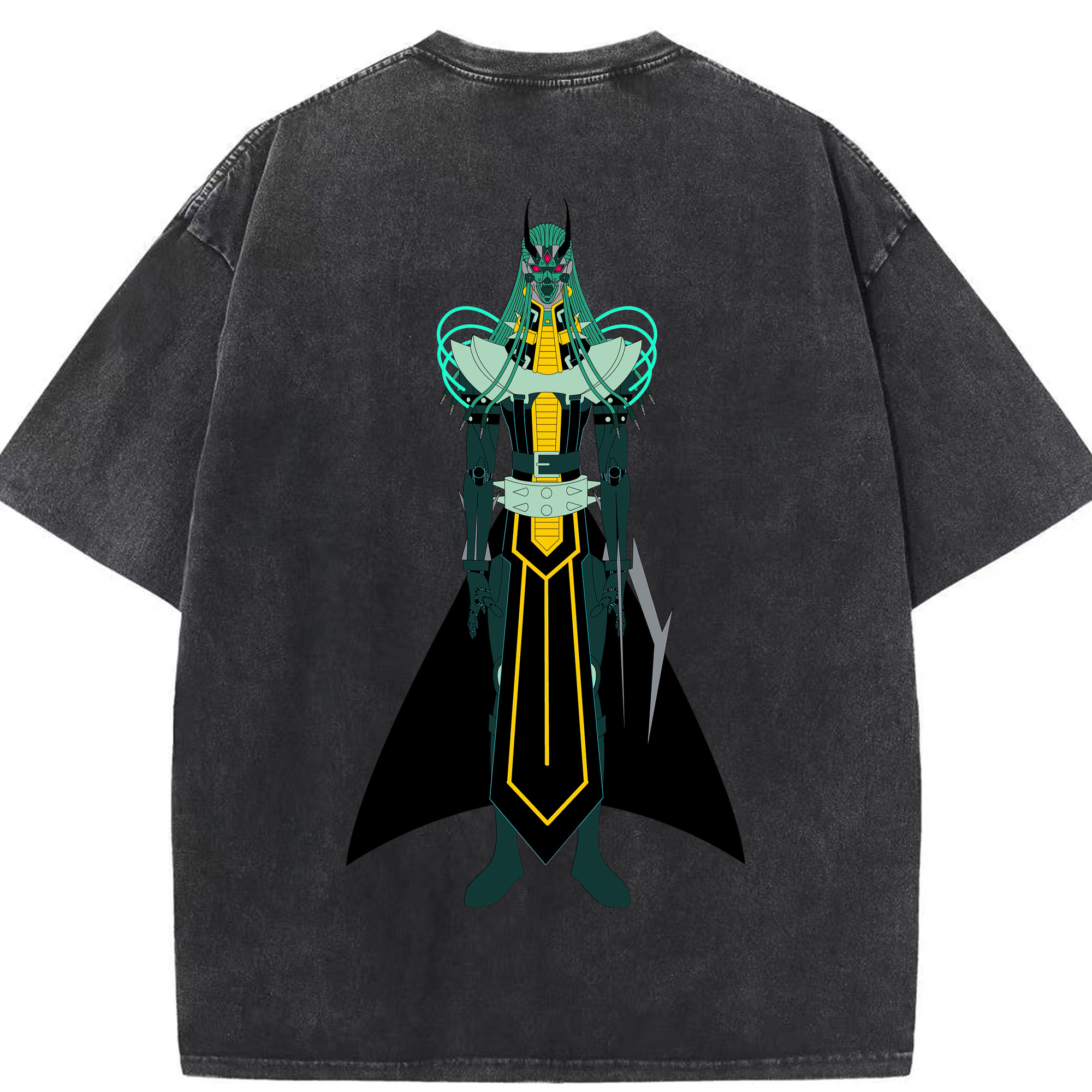 （画像用） 遊☆戯☆王 Yu-Gi-Oh! 綿100% ヴィンテージ風 半袖Tシャツ（背面プリント）