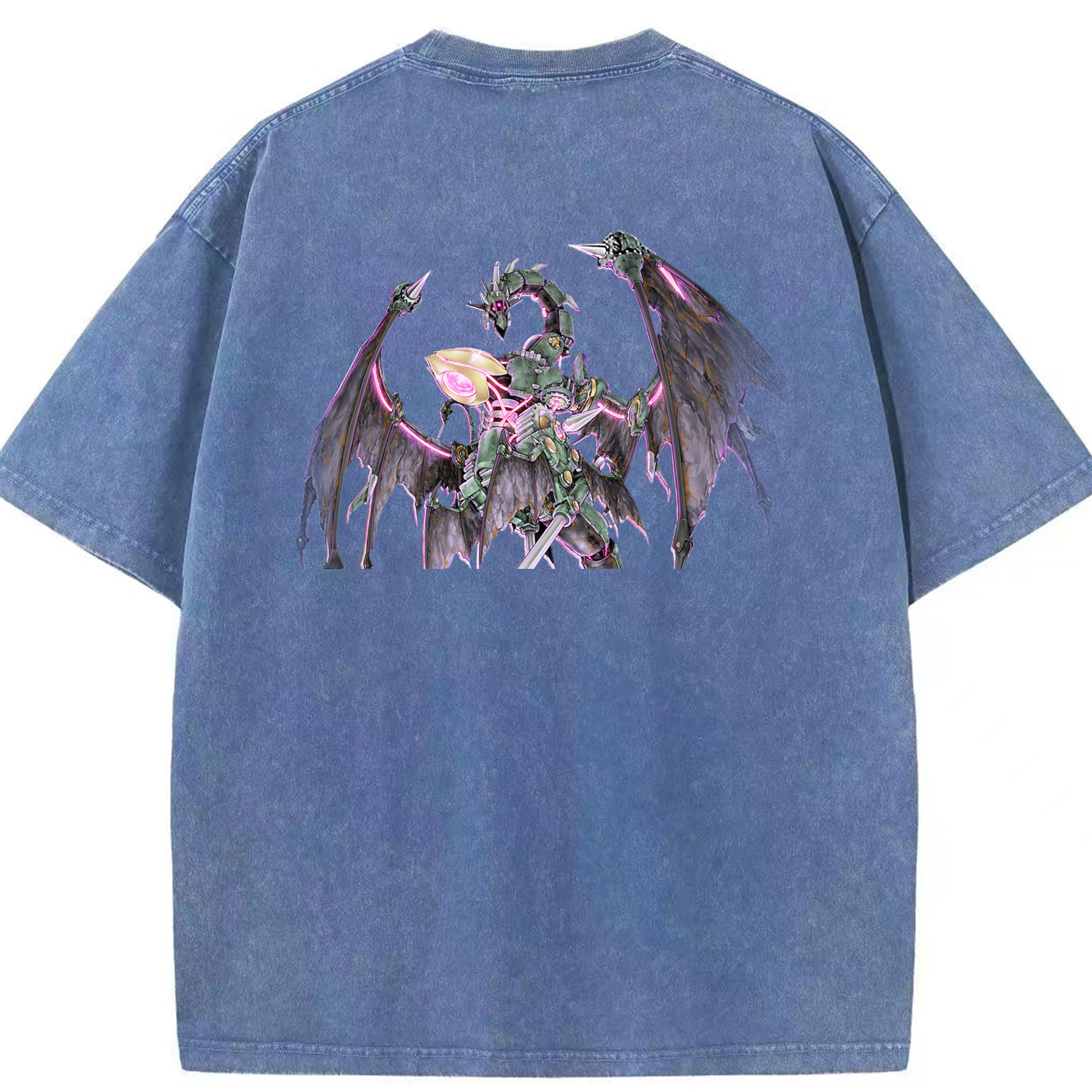 （画像用） 遊☆戯☆王 Yu-Gi-Oh! 綿100% ヴィンテージ風 半袖Tシャツ（背面プリント）