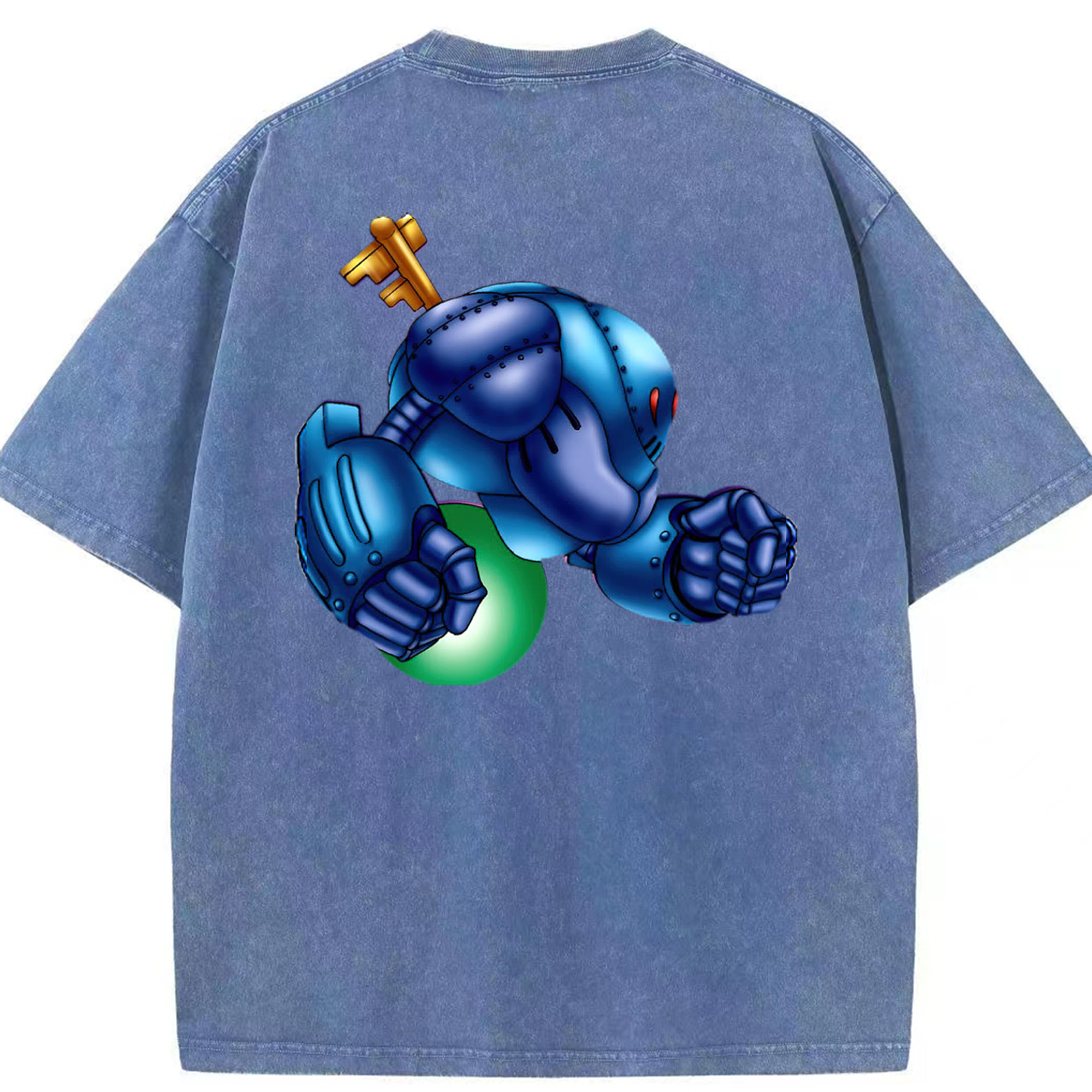 （画像用） 遊☆戯☆王 Yu-Gi-Oh! 綿100% ヴィンテージ風 半袖Tシャツ（背面プリント）