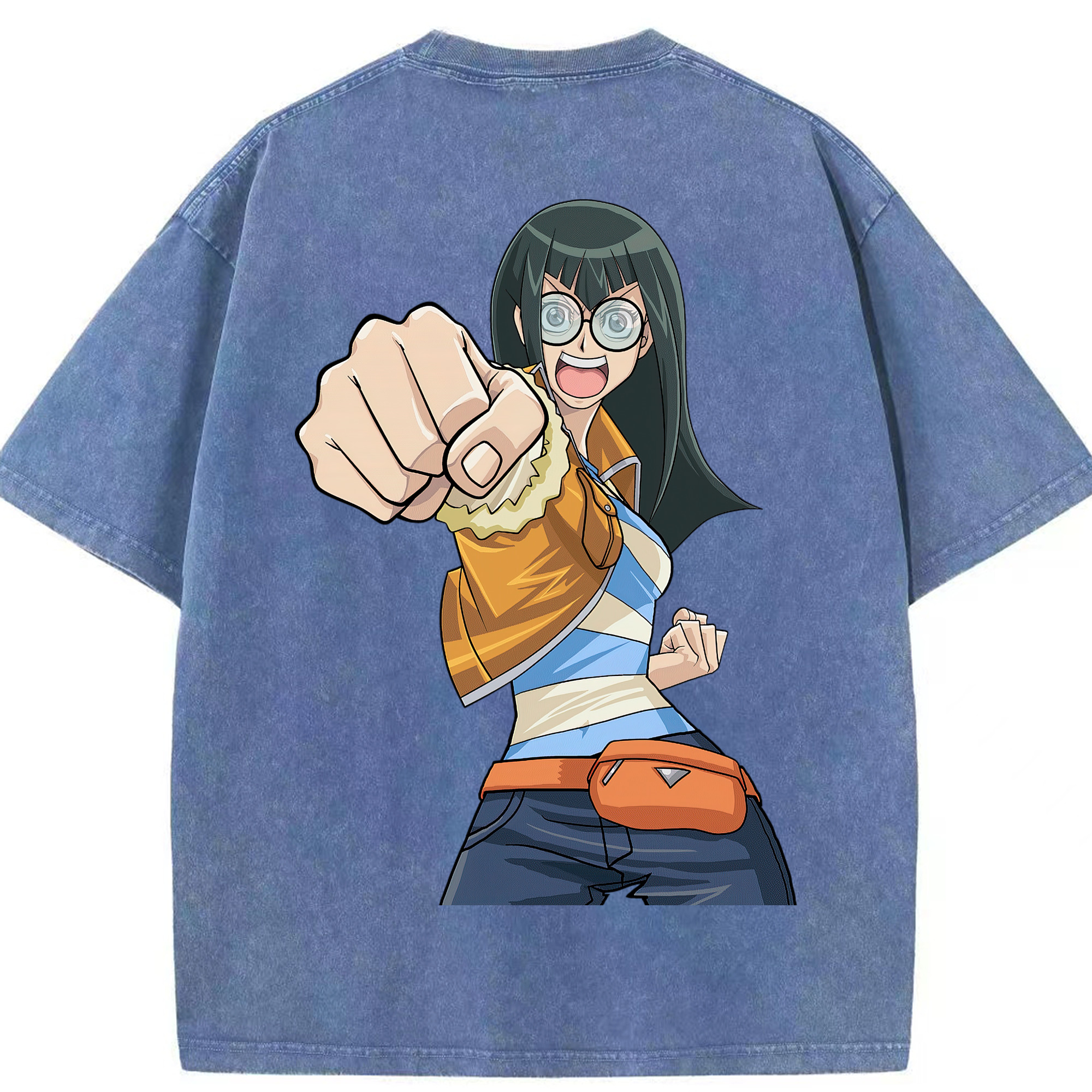 （画像用） 遊☆戯☆王 Yu-Gi-Oh! 綿100% ヴィンテージ風 半袖Tシャツ（背面プリント）