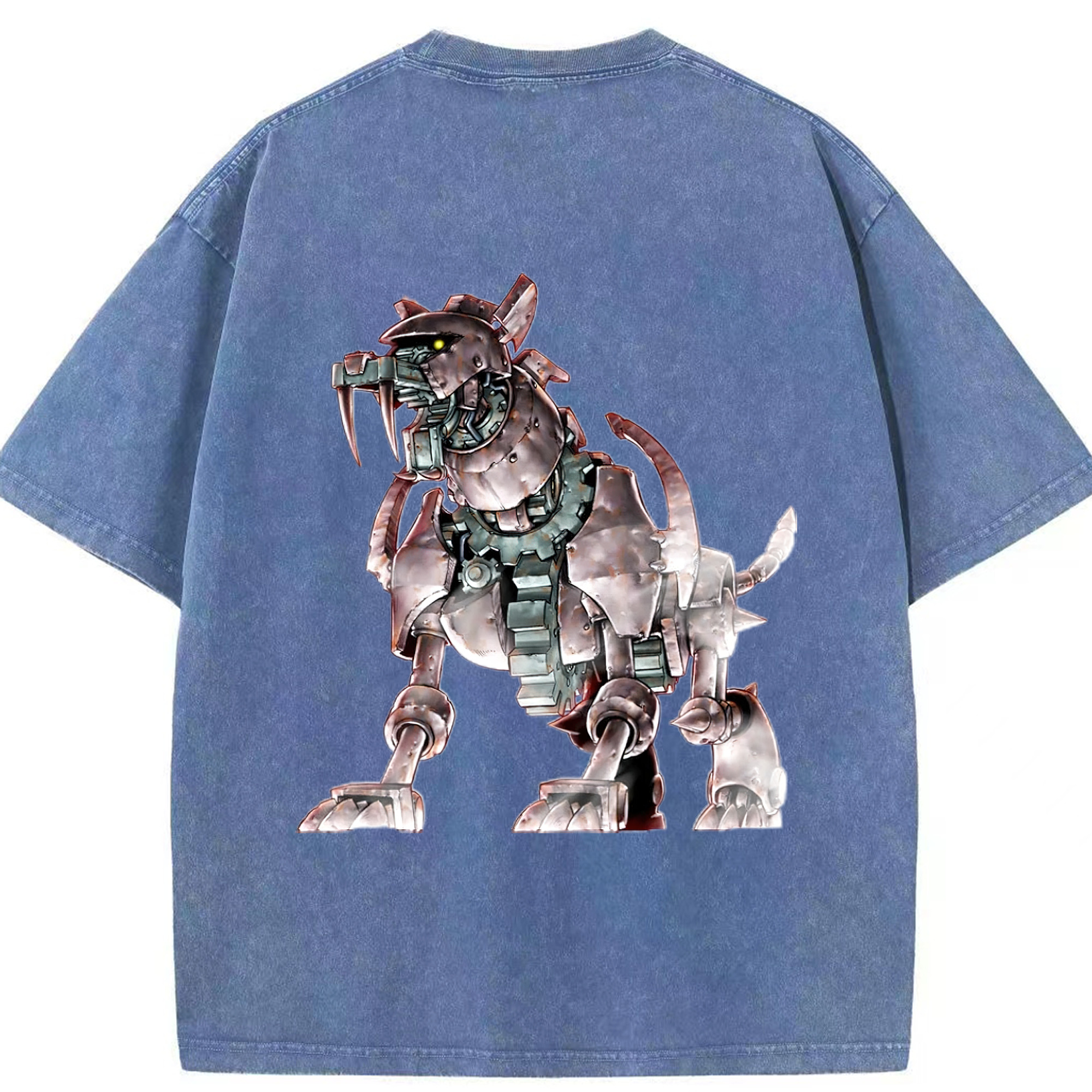 （画像用） 遊☆戯☆王 Yu-Gi-Oh! 綿100% ヴィンテージ風 半袖Tシャツ（背面プリント）