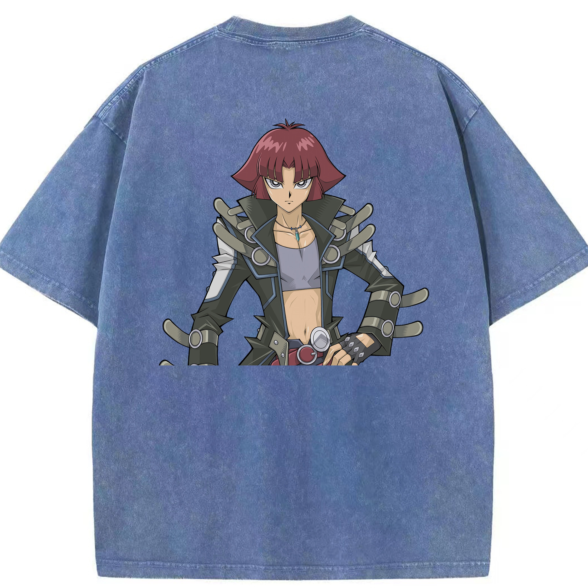 （画像用） 遊☆戯☆王 Yu-Gi-Oh! 綿100% ヴィンテージ風 半袖Tシャツ（背面プリント）