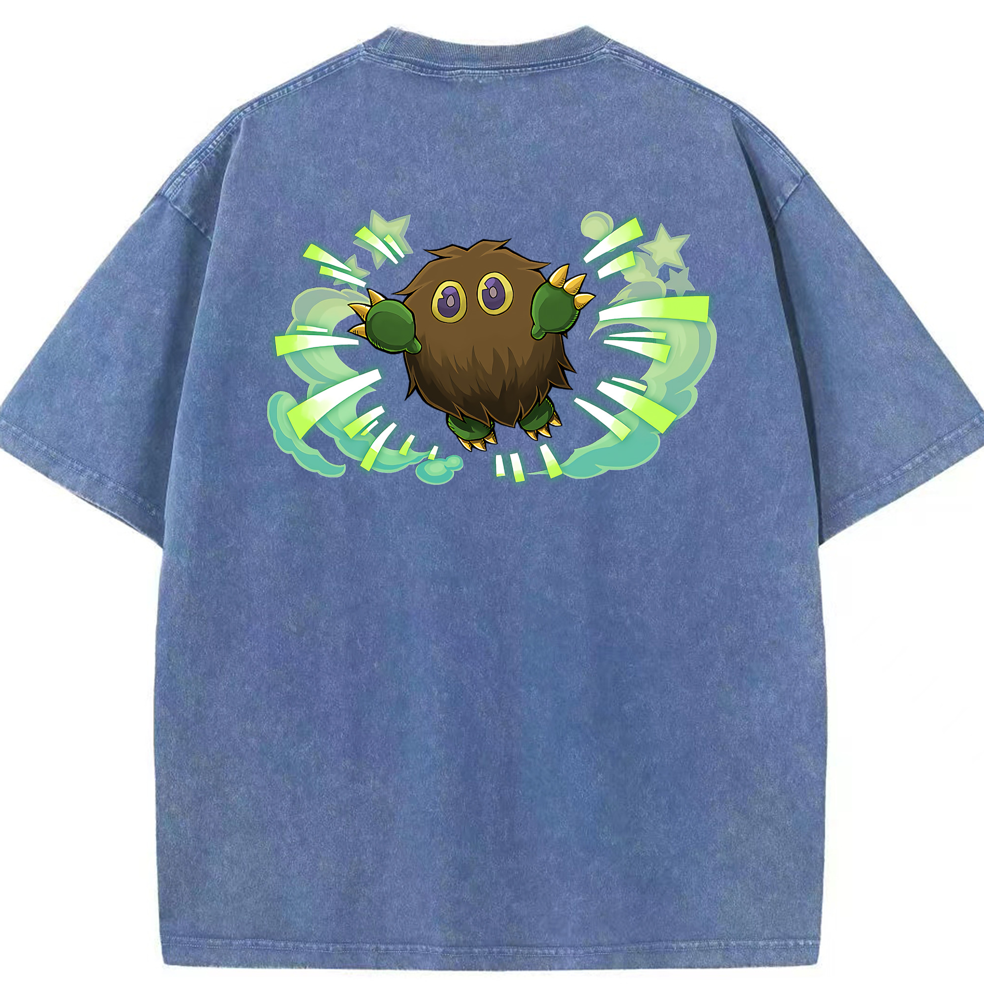 （画像用） 遊☆戯☆王 Yu-Gi-Oh! 綿100% ヴィンテージ風 半袖Tシャツ（背面プリント）