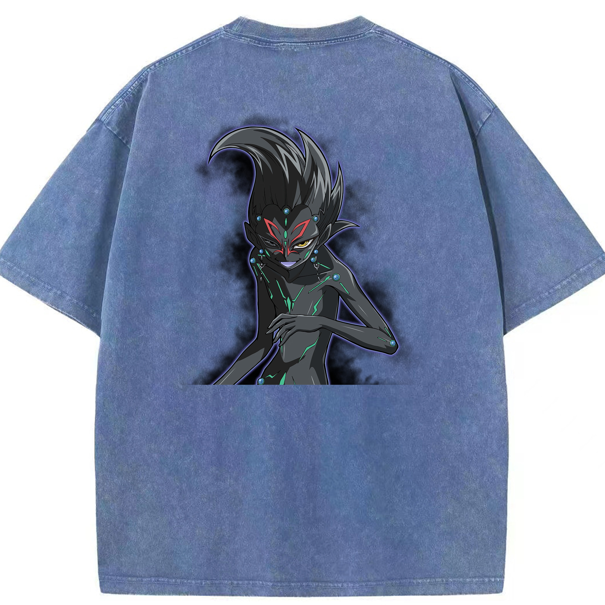 （画像用） 遊☆戯☆王 Yu-Gi-Oh! 綿100% ヴィンテージ風 半袖Tシャツ（背面プリント）