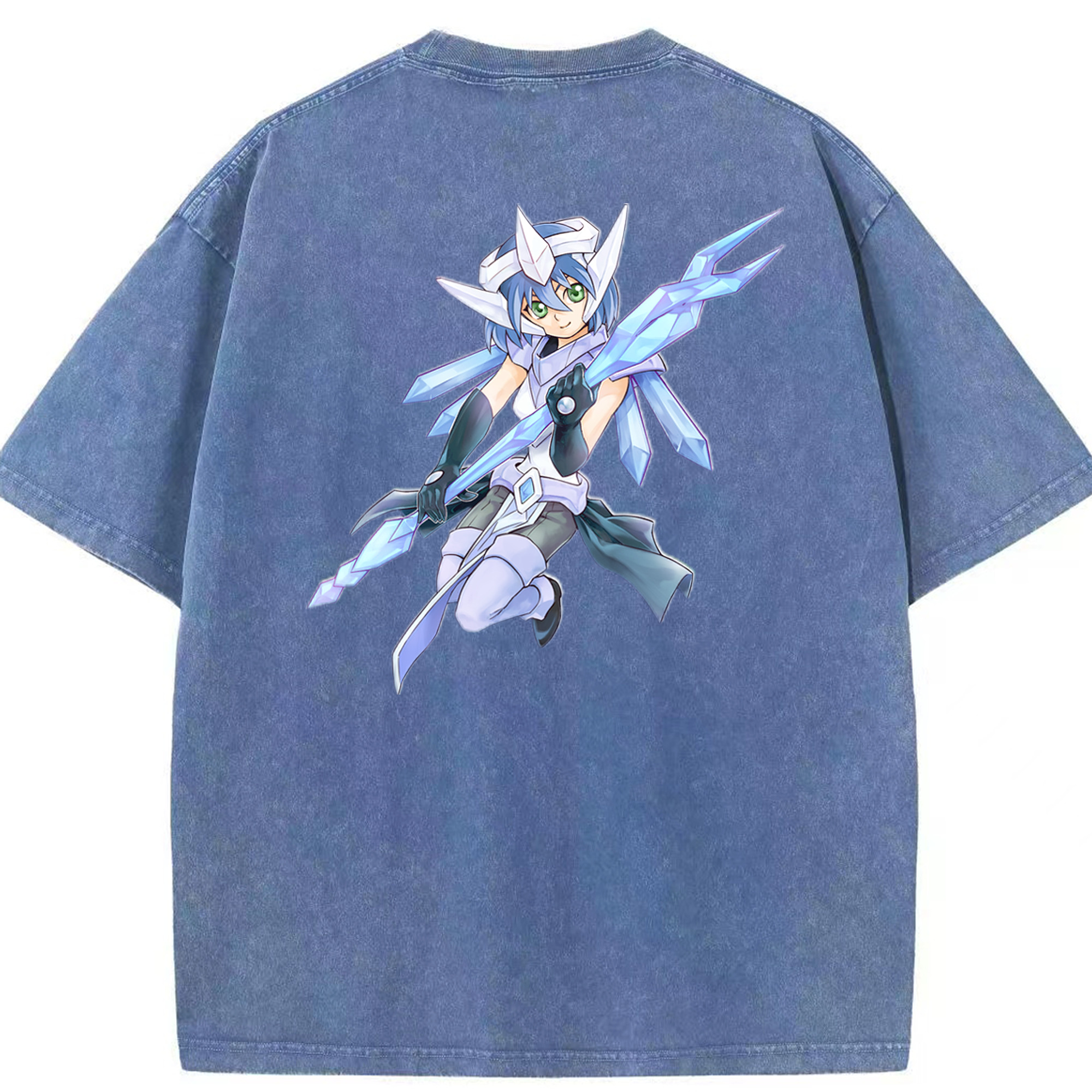 （画像用） 遊☆戯☆王 Yu-Gi-Oh! 綿100% ヴィンテージ風 半袖Tシャツ（背面プリント）