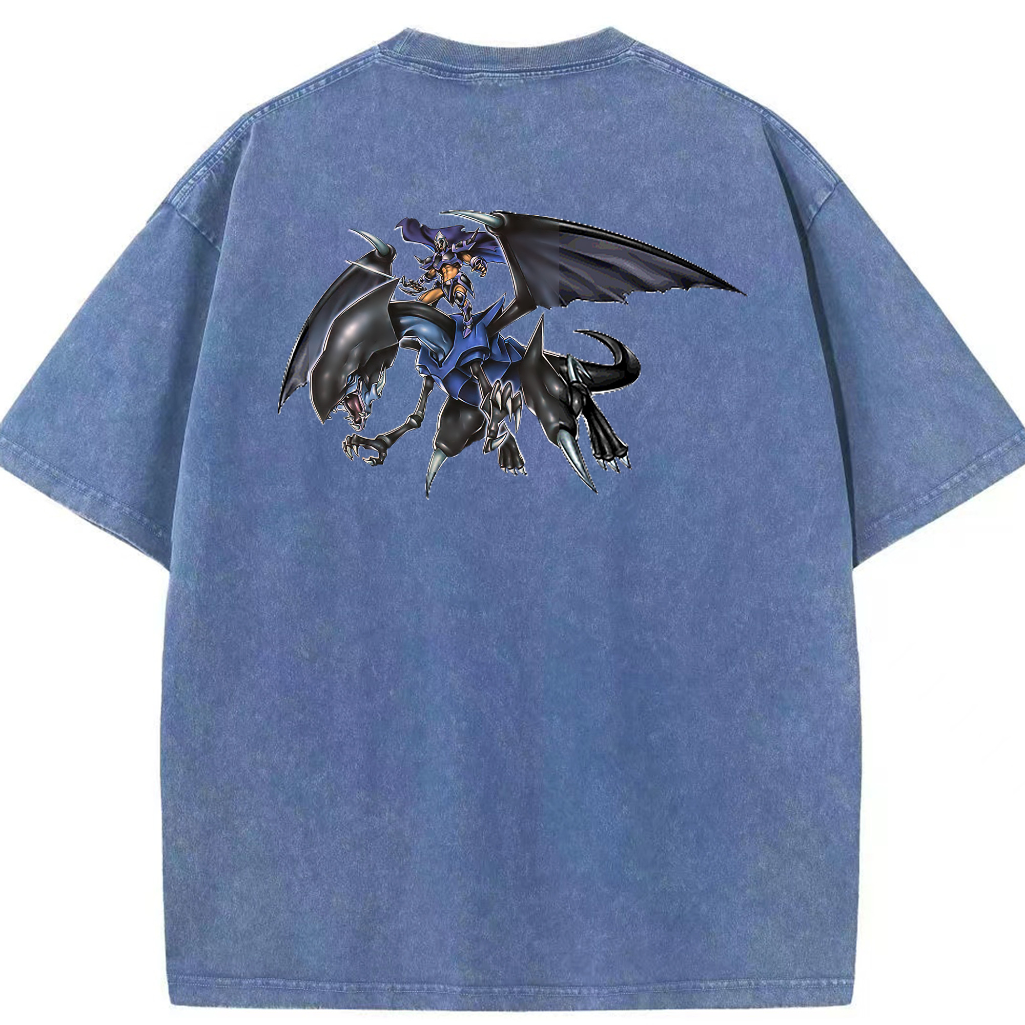 （画像用） 遊☆戯☆王 Yu-Gi-Oh! 綿100% ヴィンテージ風 半袖Tシャツ（背面プリント）