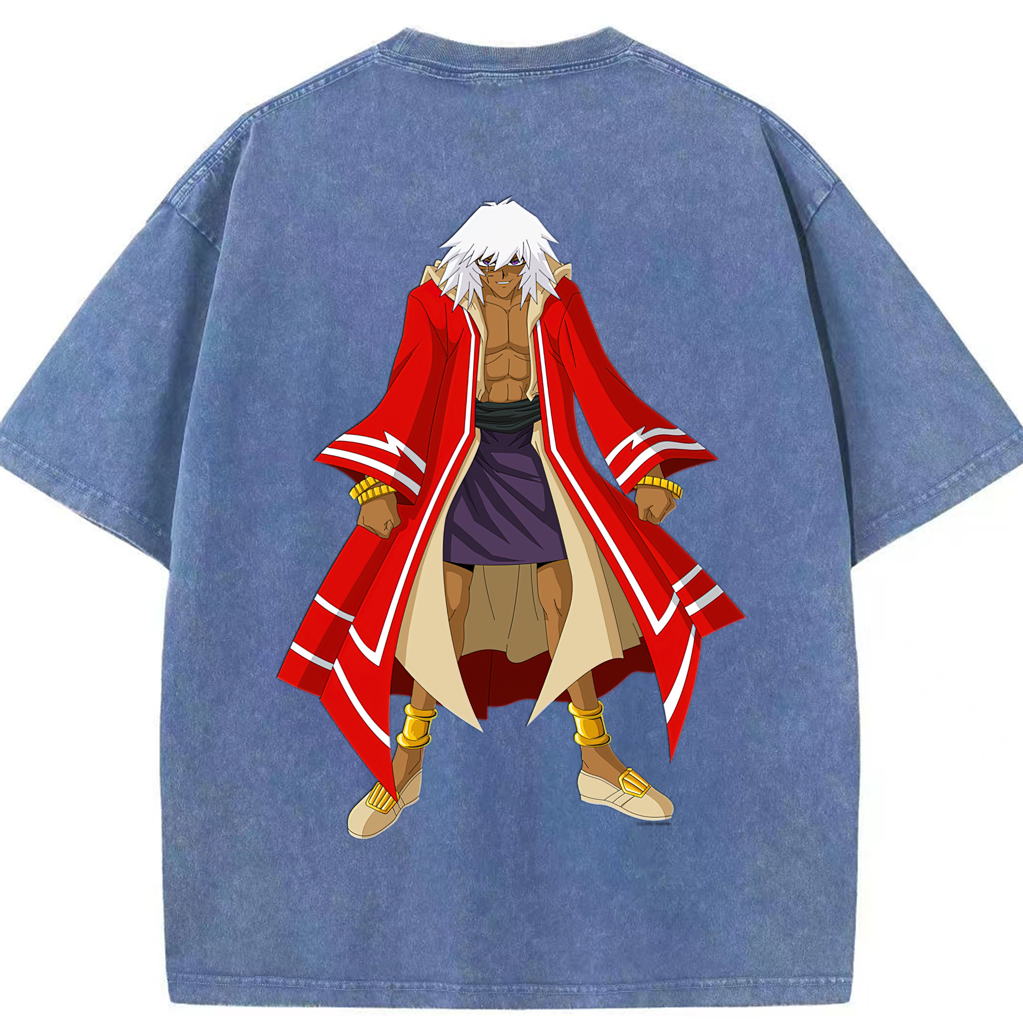 （画像用） 遊☆戯☆王 Yu-Gi-Oh! 綿100% ヴィンテージ風 半袖Tシャツ（背面プリント）