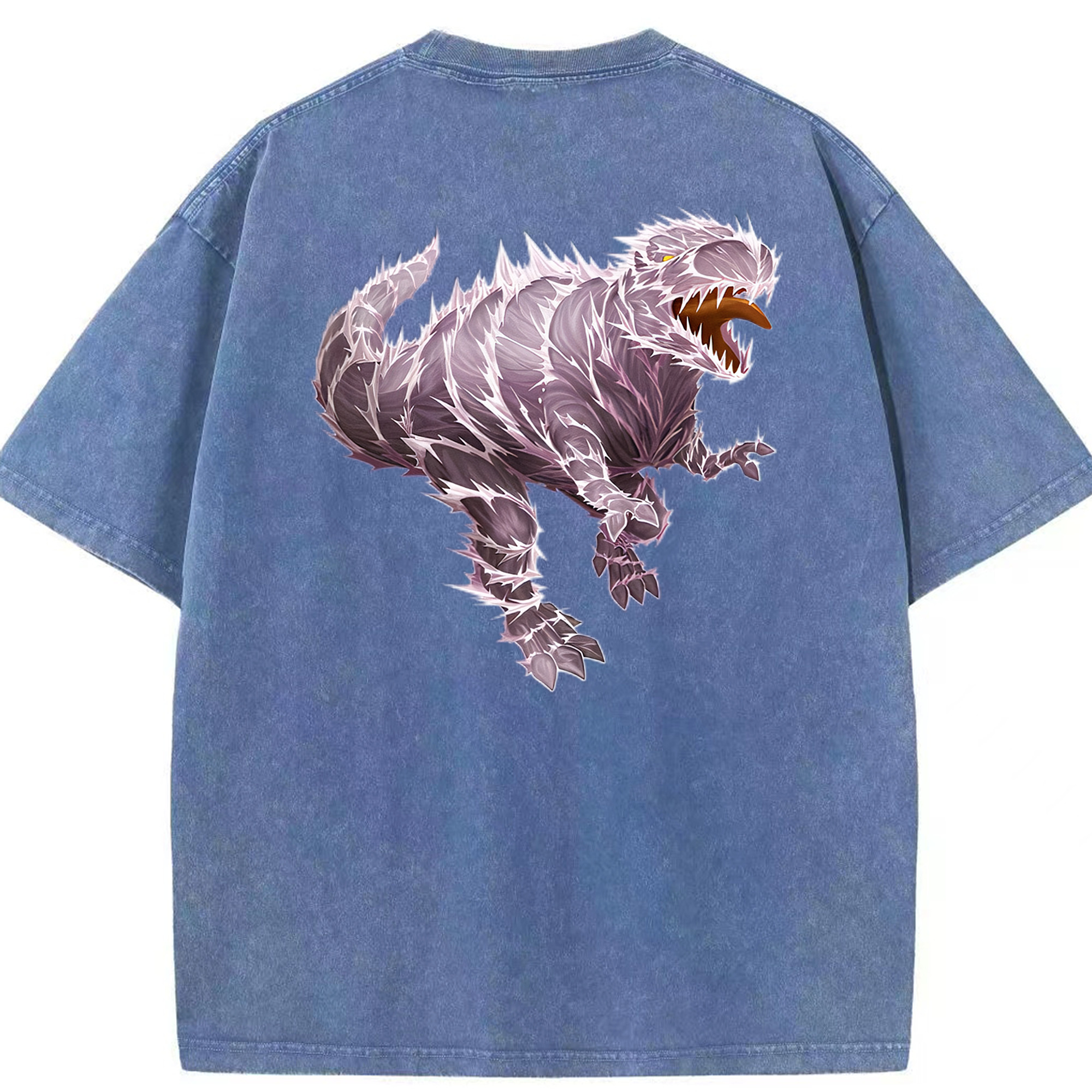 （画像用） 遊☆戯☆王 Yu-Gi-Oh! 綿100% ヴィンテージ風 半袖Tシャツ（背面プリント）