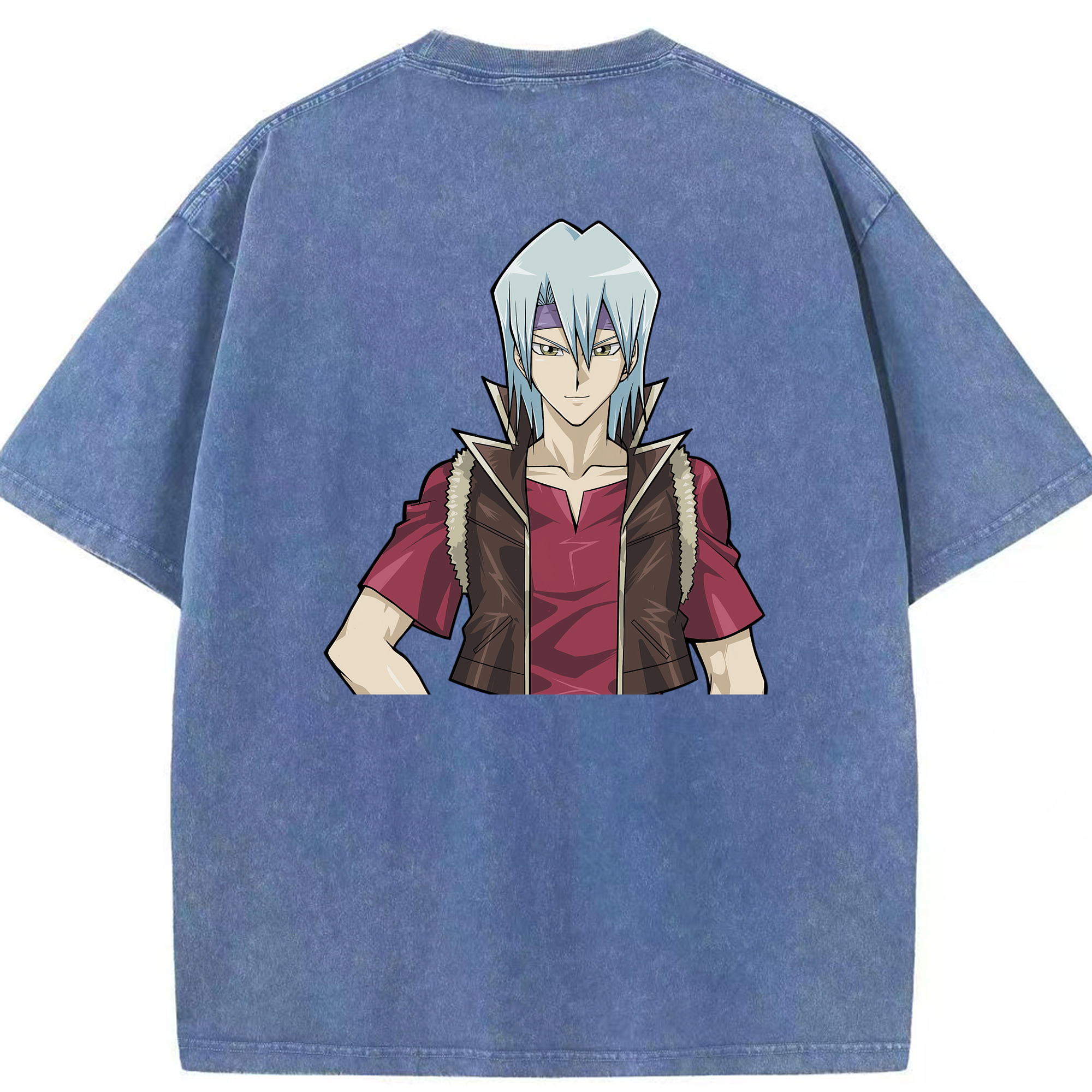（画像用） 遊☆戯☆王 Yu-Gi-Oh! 綿100% ヴィンテージ風 半袖Tシャツ（背面プリント）