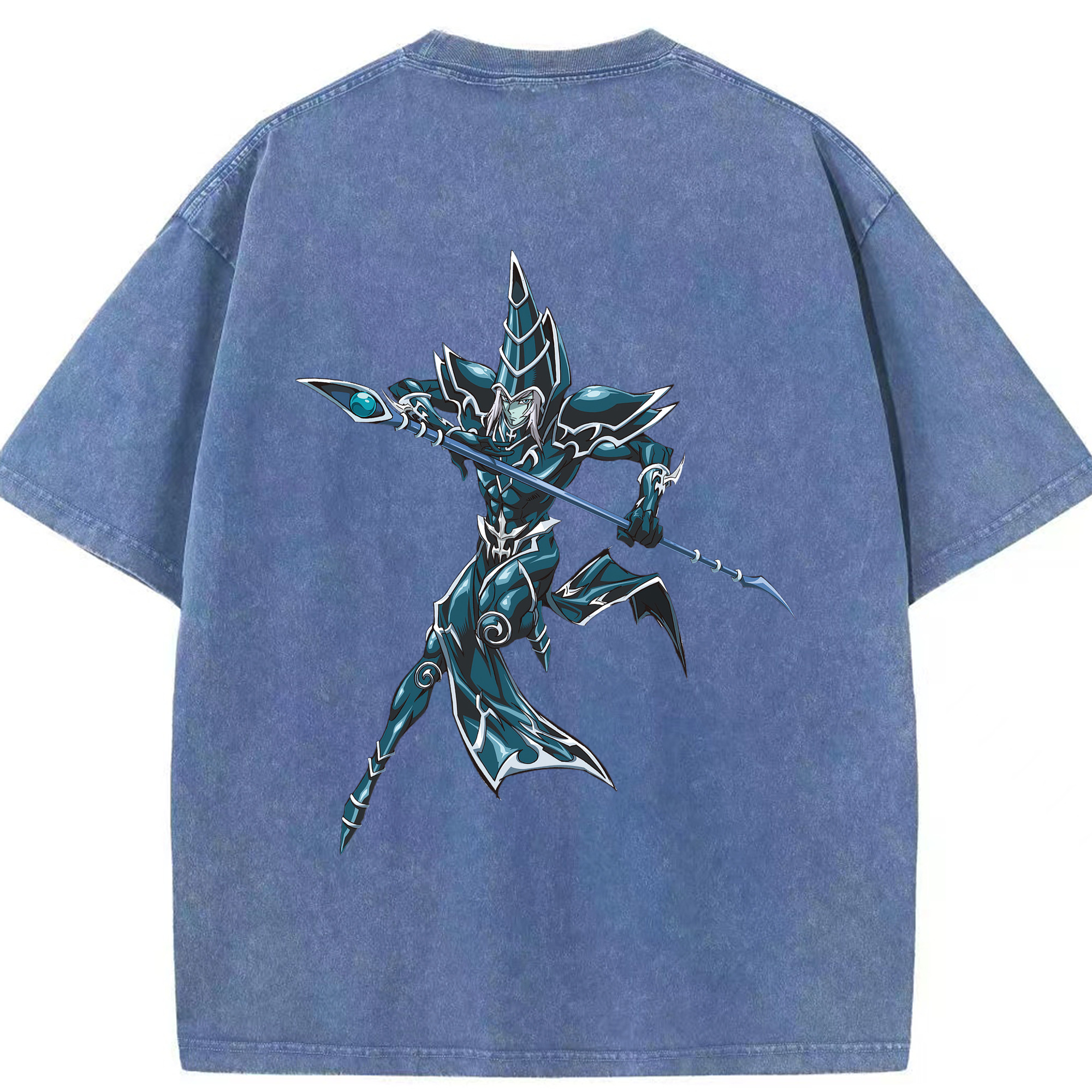（画像用） 遊☆戯☆王 Yu-Gi-Oh! 綿100% ヴィンテージ風 半袖Tシャツ（背面プリント）