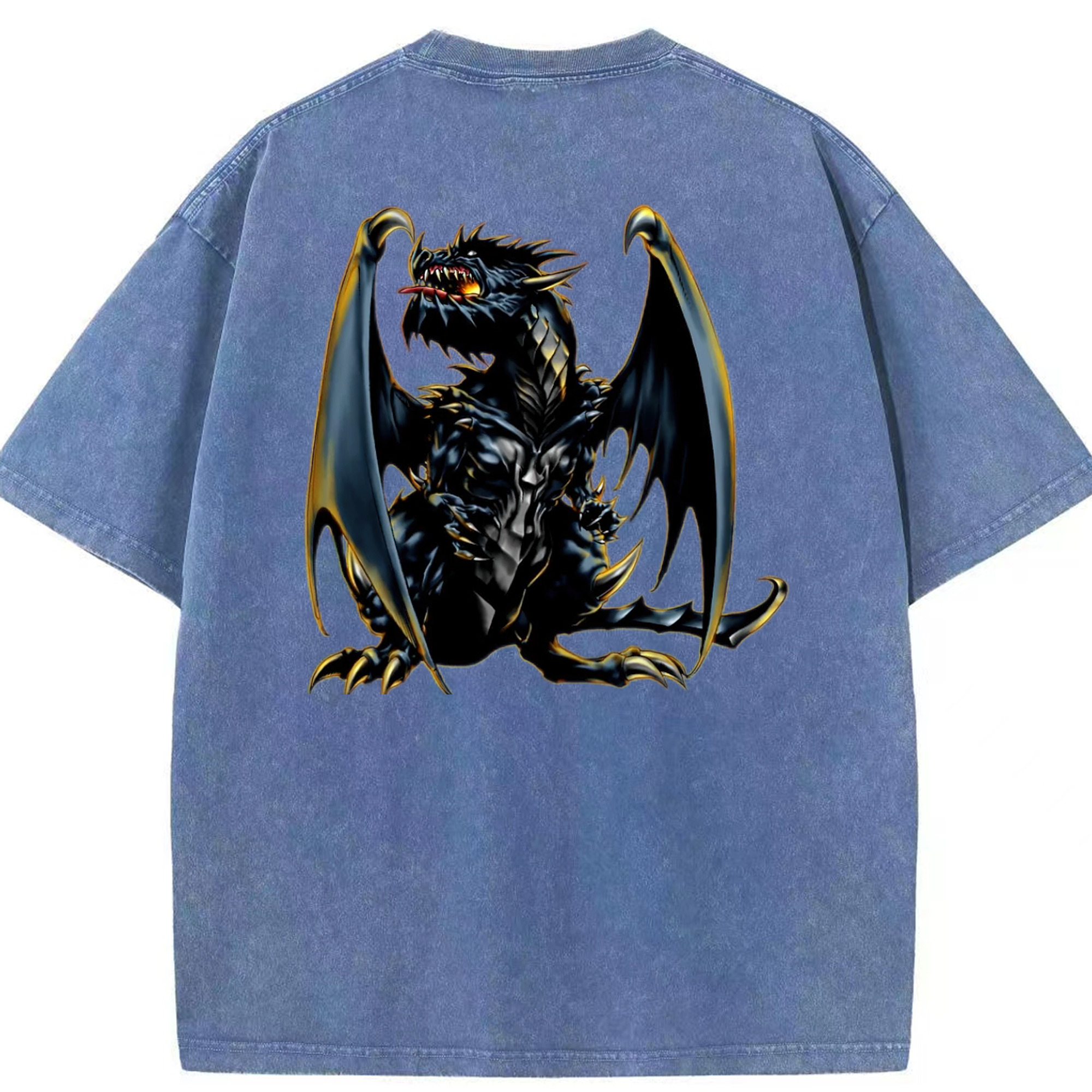 （画像用） 遊☆戯☆王 Yu-Gi-Oh! 綿100% ヴィンテージ風 半袖Tシャツ（背面プリント）