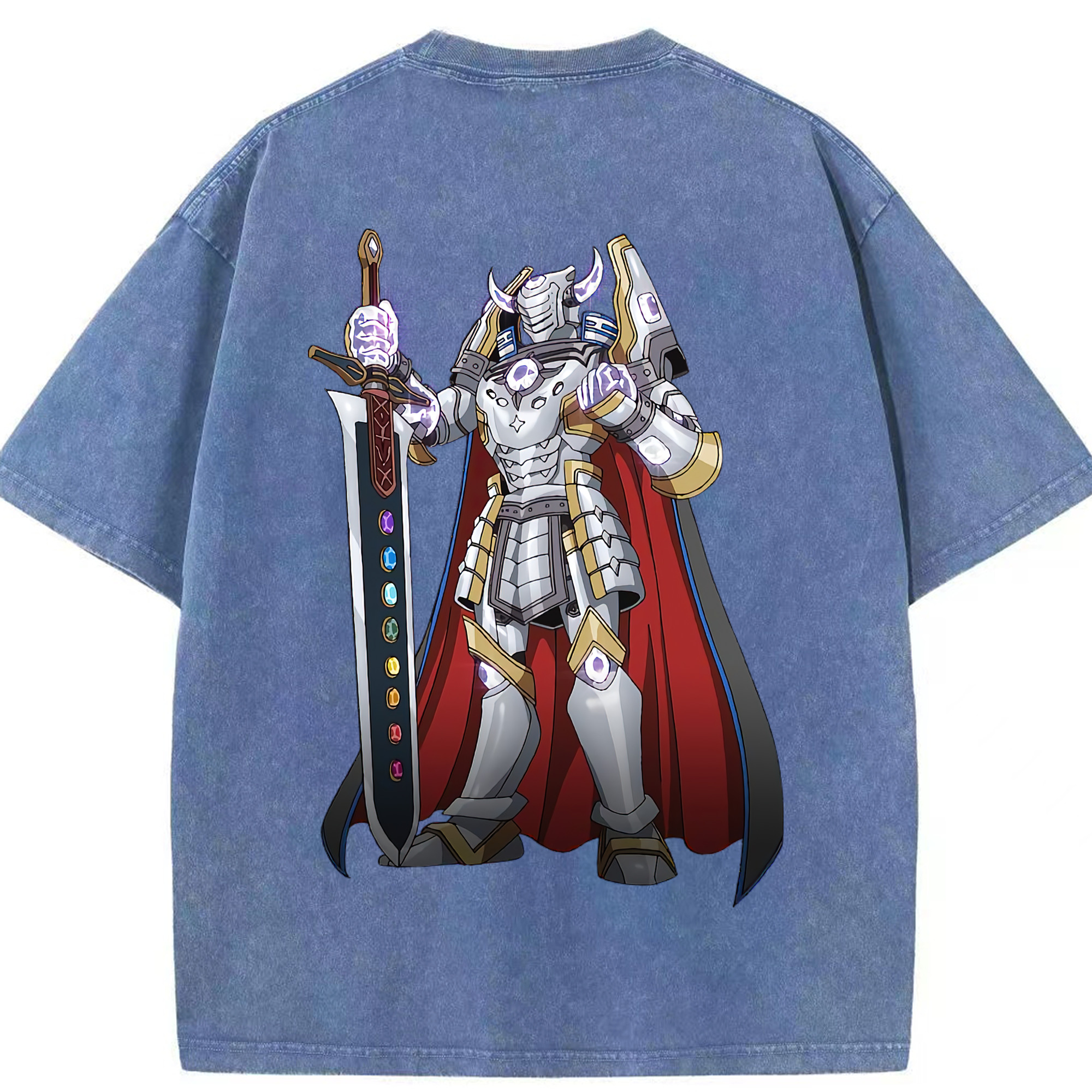 （画像用） 遊☆戯☆王 Yu-Gi-Oh! 綿100% ヴィンテージ風 半袖Tシャツ（背面プリント）