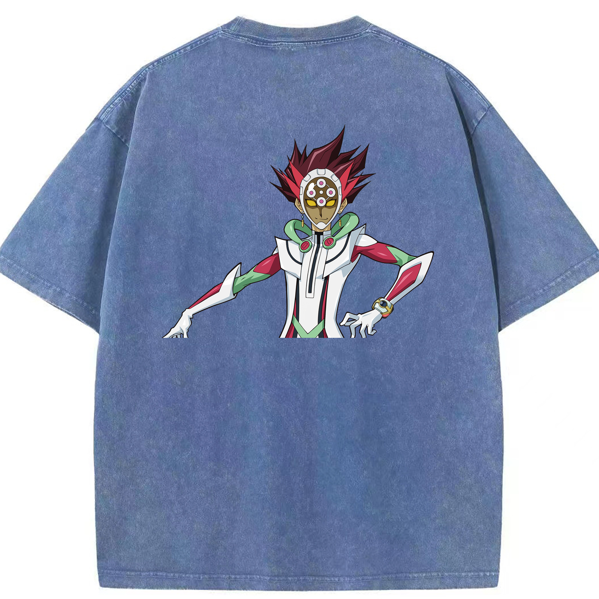 （画像用） 遊☆戯☆王 Yu-Gi-Oh! 綿100% ヴィンテージ風 半袖Tシャツ（背面プリント）