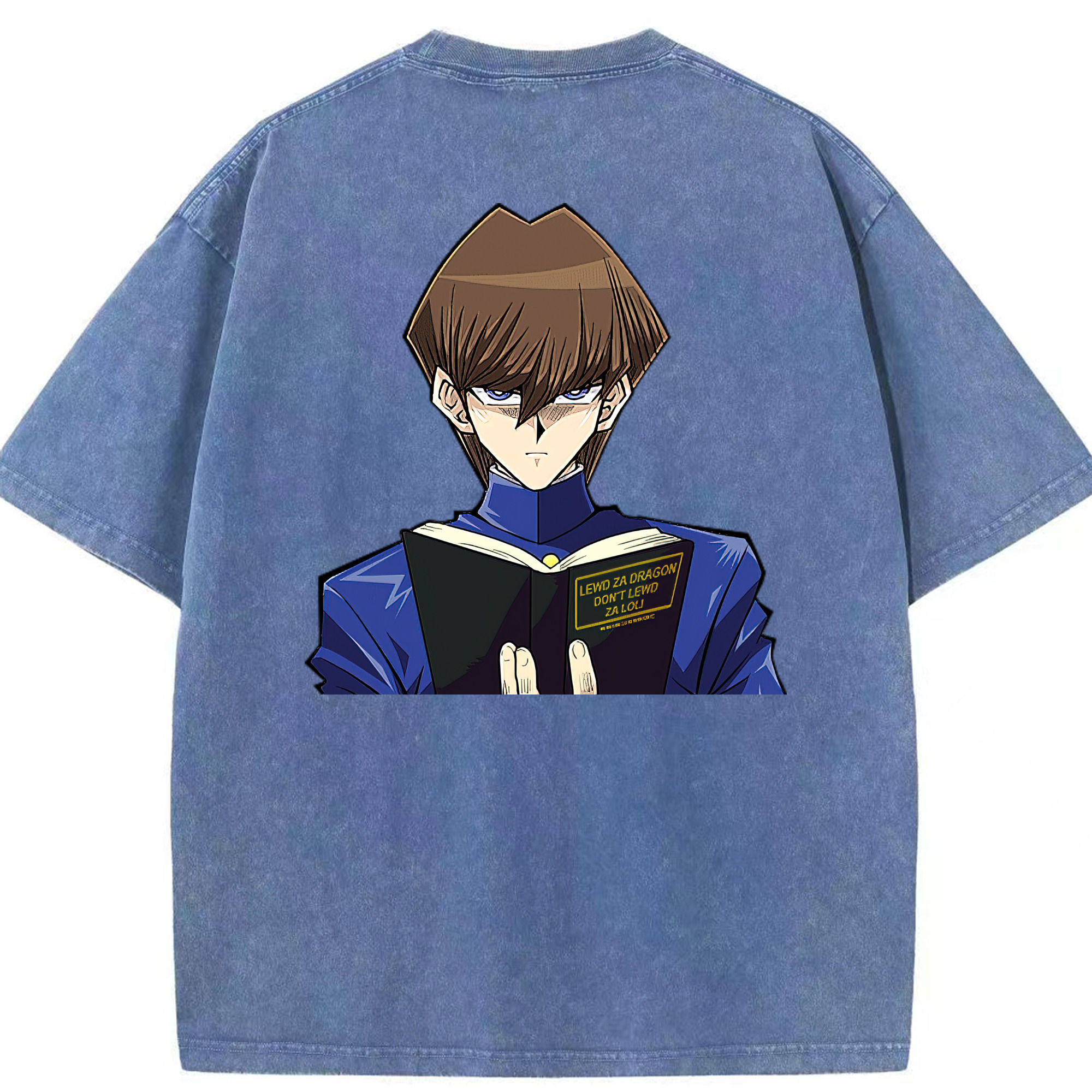 （画像用） 遊☆戯☆王 Yu-Gi-Oh! 綿100% ヴィンテージ風 半袖Tシャツ（背面プリント）