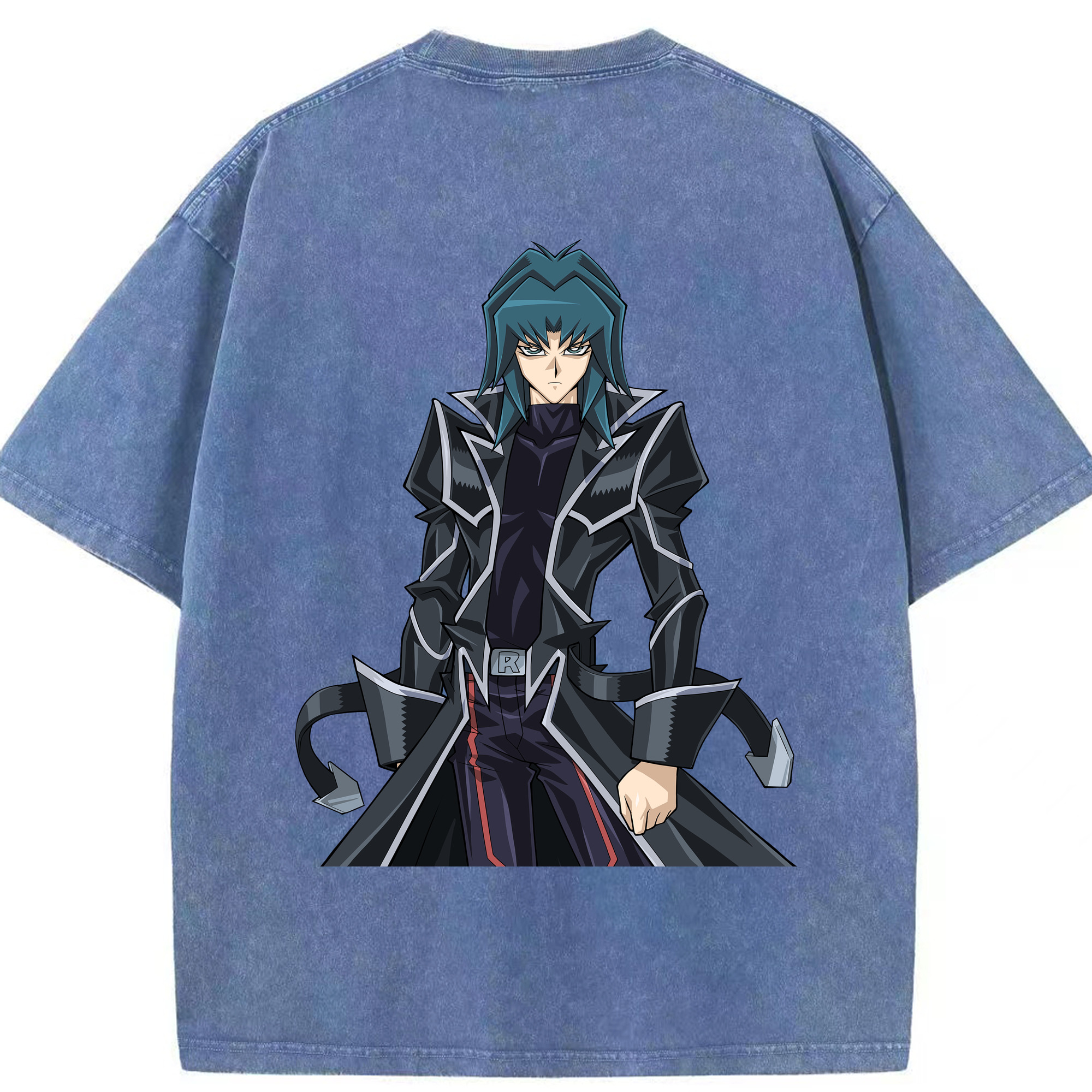 （画像用） 遊☆戯☆王 Yu-Gi-Oh! 綿100% ヴィンテージ風 半袖Tシャツ（背面プリント）