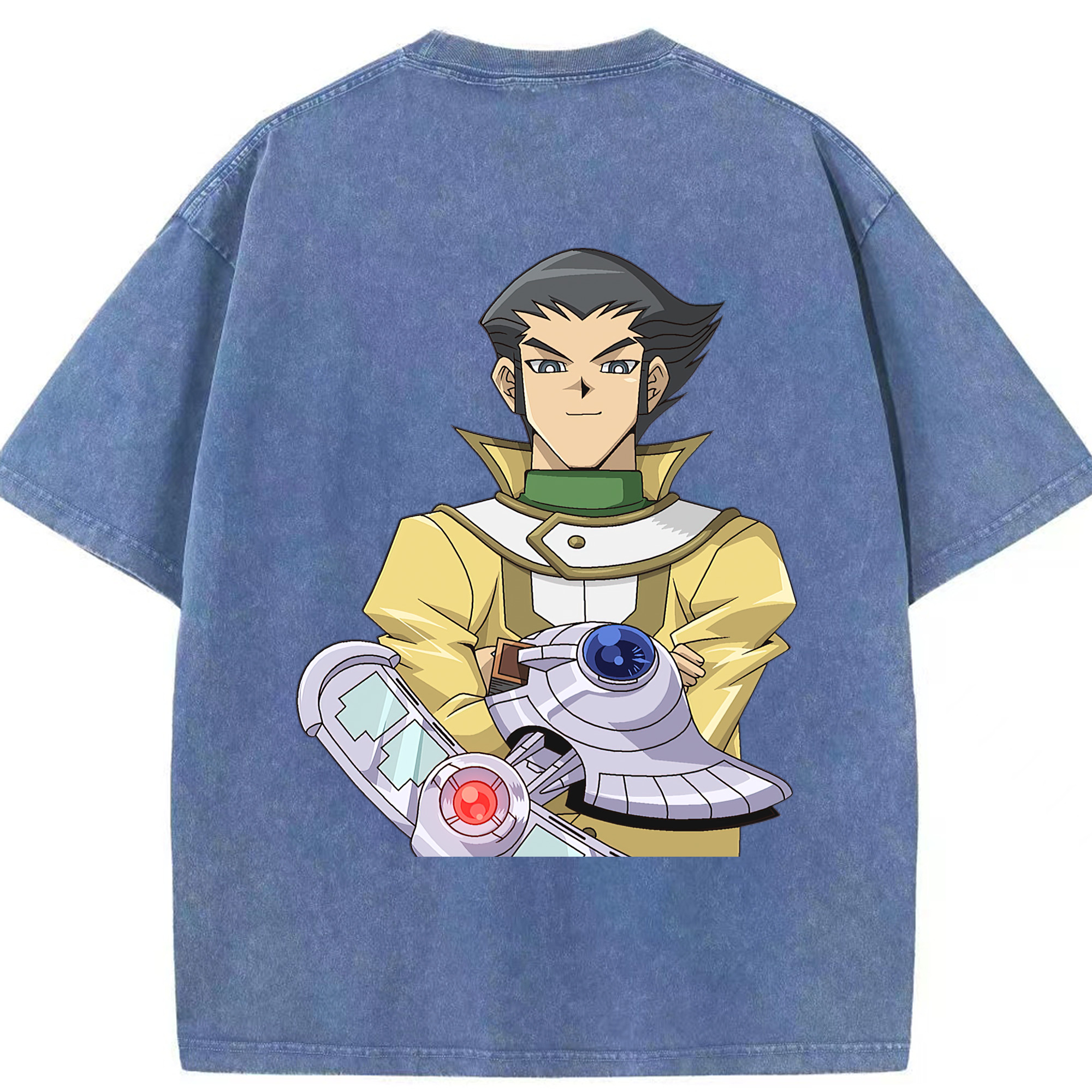 （画像用） 遊☆戯☆王 Yu-Gi-Oh! 綿100% ヴィンテージ風 半袖Tシャツ（背面プリント）