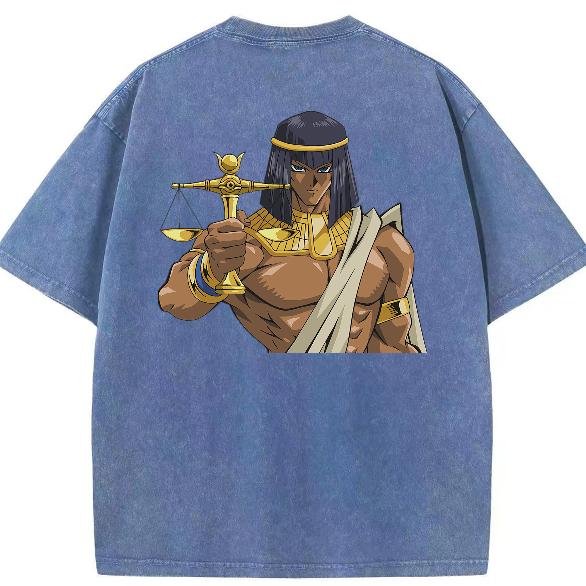 （画像用） 遊☆戯☆王 Yu-Gi-Oh! 綿100% ヴィンテージ風 半袖Tシャツ（背面プリント）