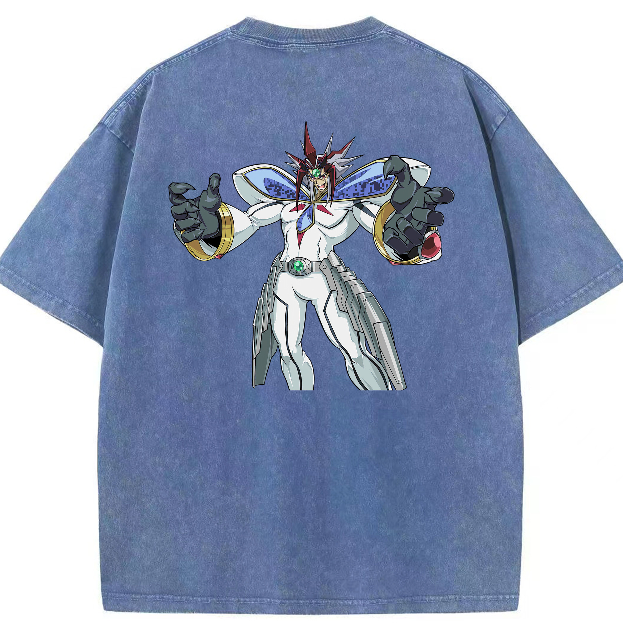 （画像用） 遊☆戯☆王 Yu-Gi-Oh! 綿100% ヴィンテージ風 半袖Tシャツ（背面プリント）