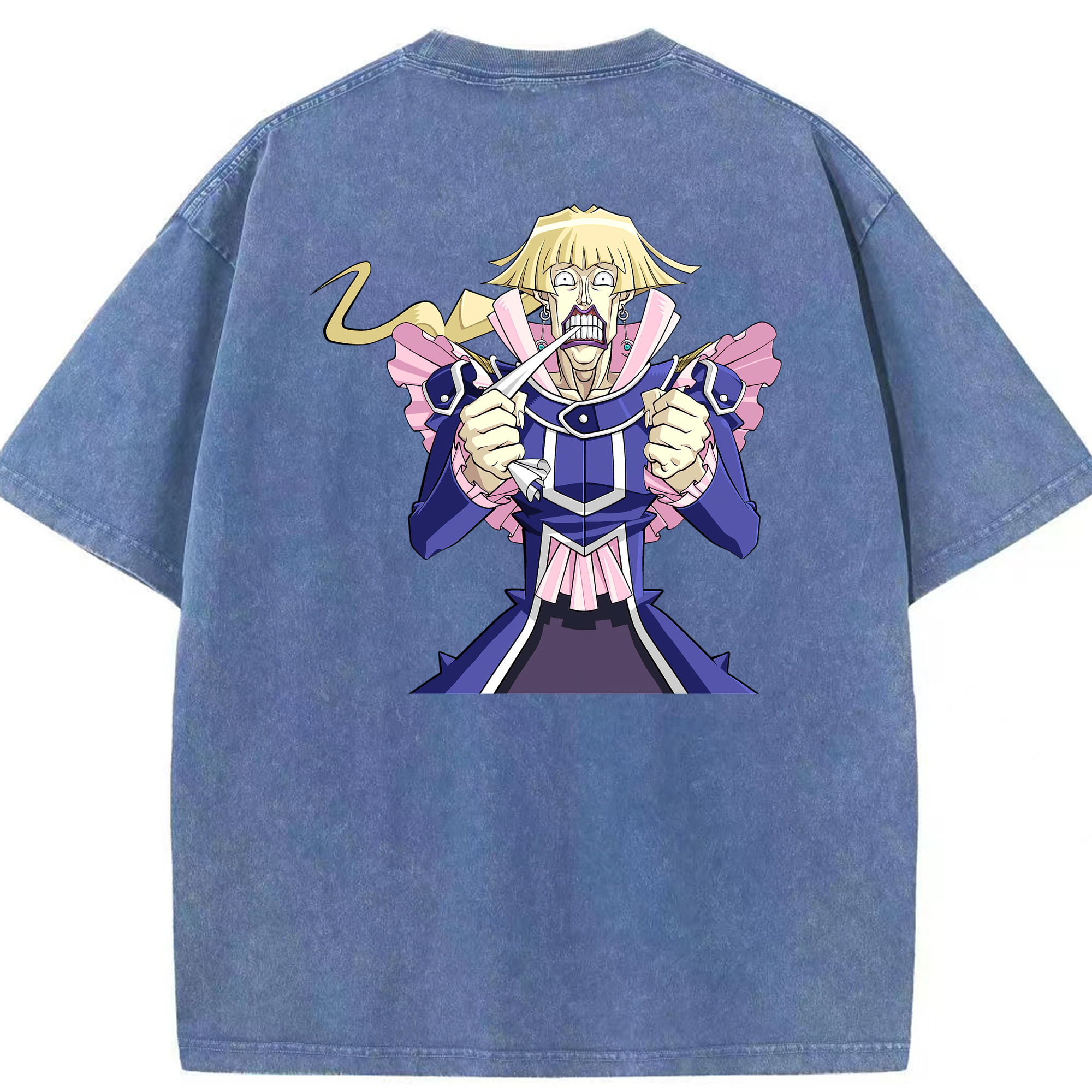 （画像用） 遊☆戯☆王 Yu-Gi-Oh! 綿100% ヴィンテージ風 半袖Tシャツ（背面プリント）