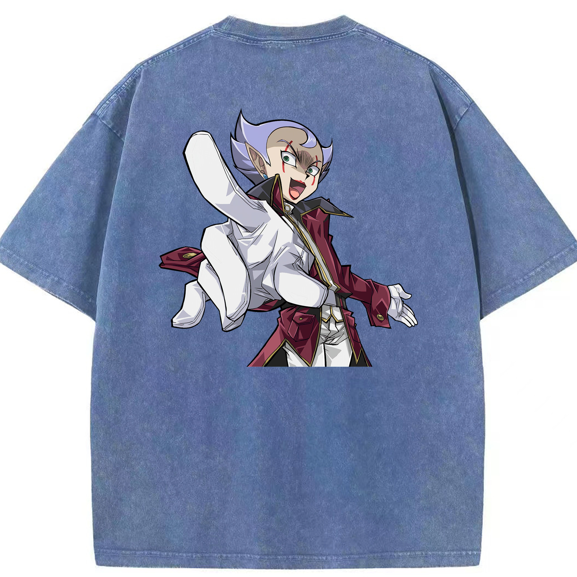 （画像用） 遊☆戯☆王 Yu-Gi-Oh! 綿100% ヴィンテージ風 半袖Tシャツ（背面プリント）