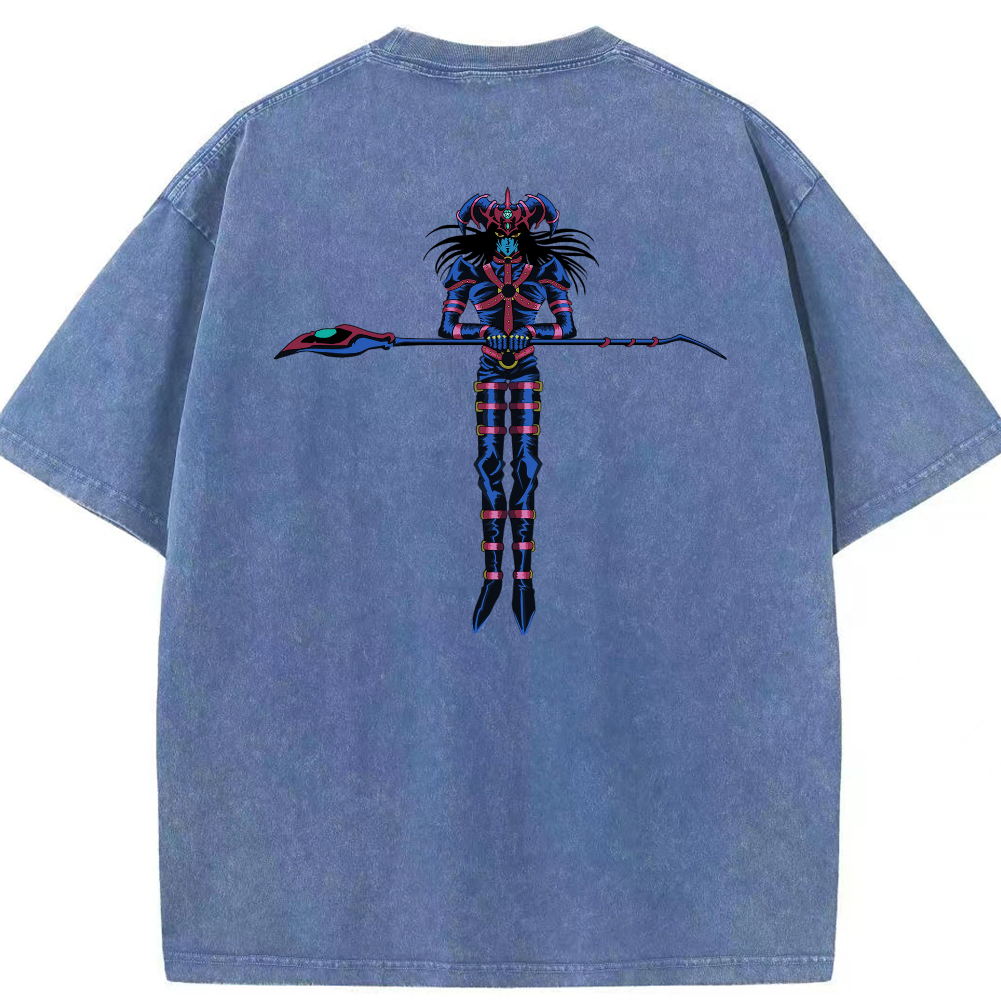 （画像用） 遊☆戯☆王 Yu-Gi-Oh! 綿100% ヴィンテージ風 半袖Tシャツ（背面プリント）