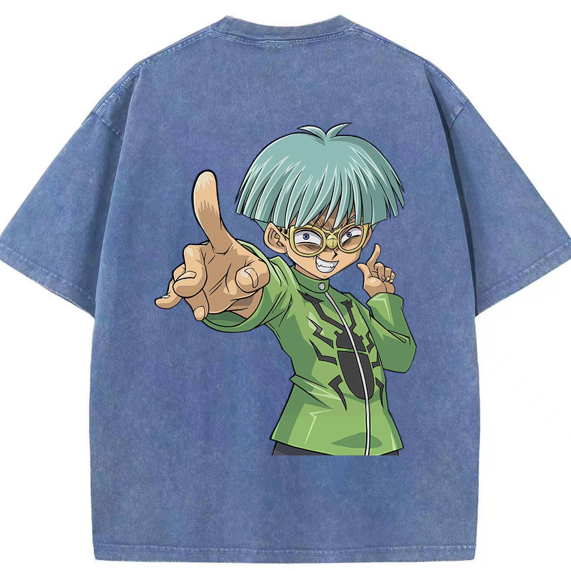 （画像用） 遊☆戯☆王 Yu-Gi-Oh! 綿100% ヴィンテージ風 半袖Tシャツ（背面プリント）