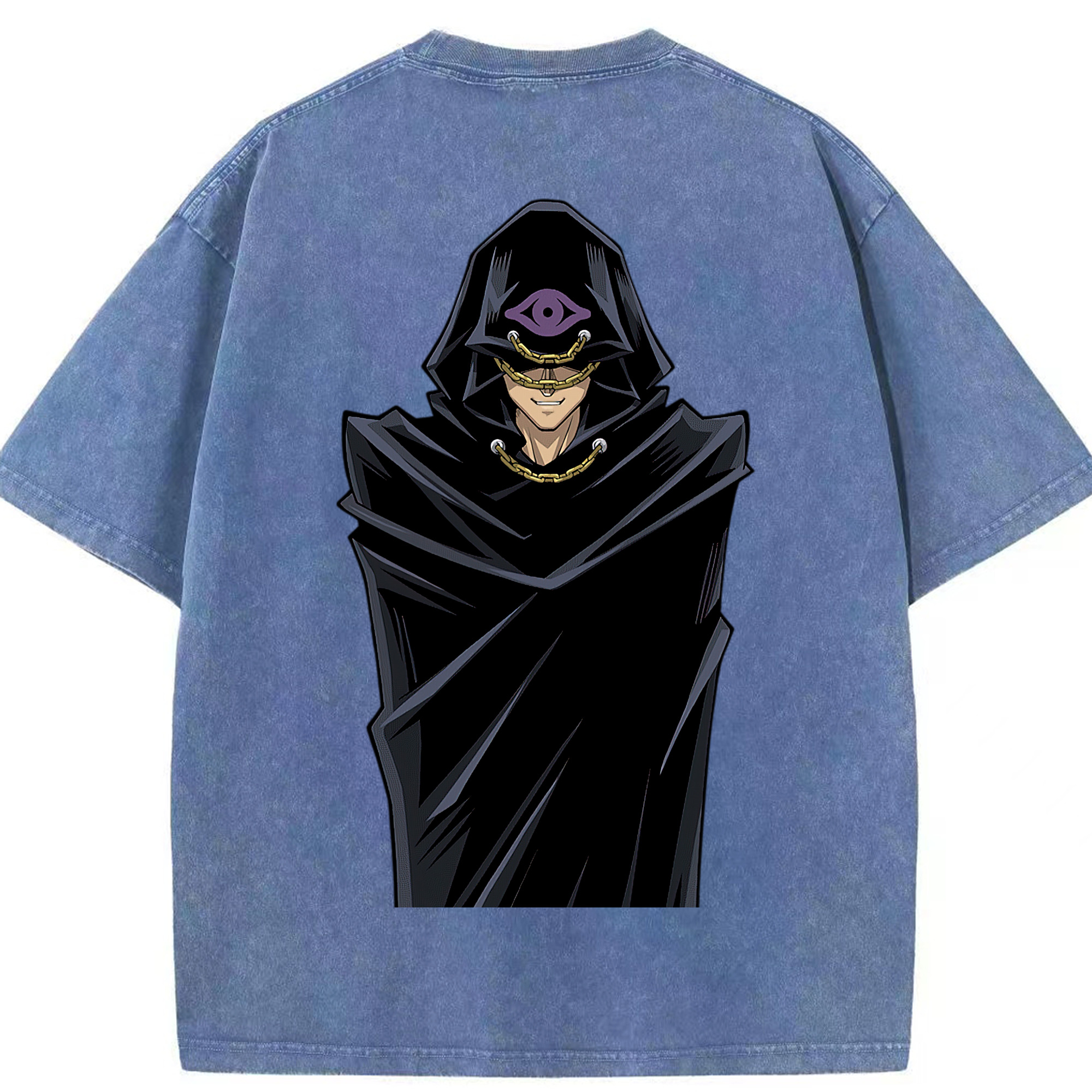 （画像用） 遊☆戯☆王 Yu-Gi-Oh! 綿100% ヴィンテージ風 半袖Tシャツ（背面プリント）
