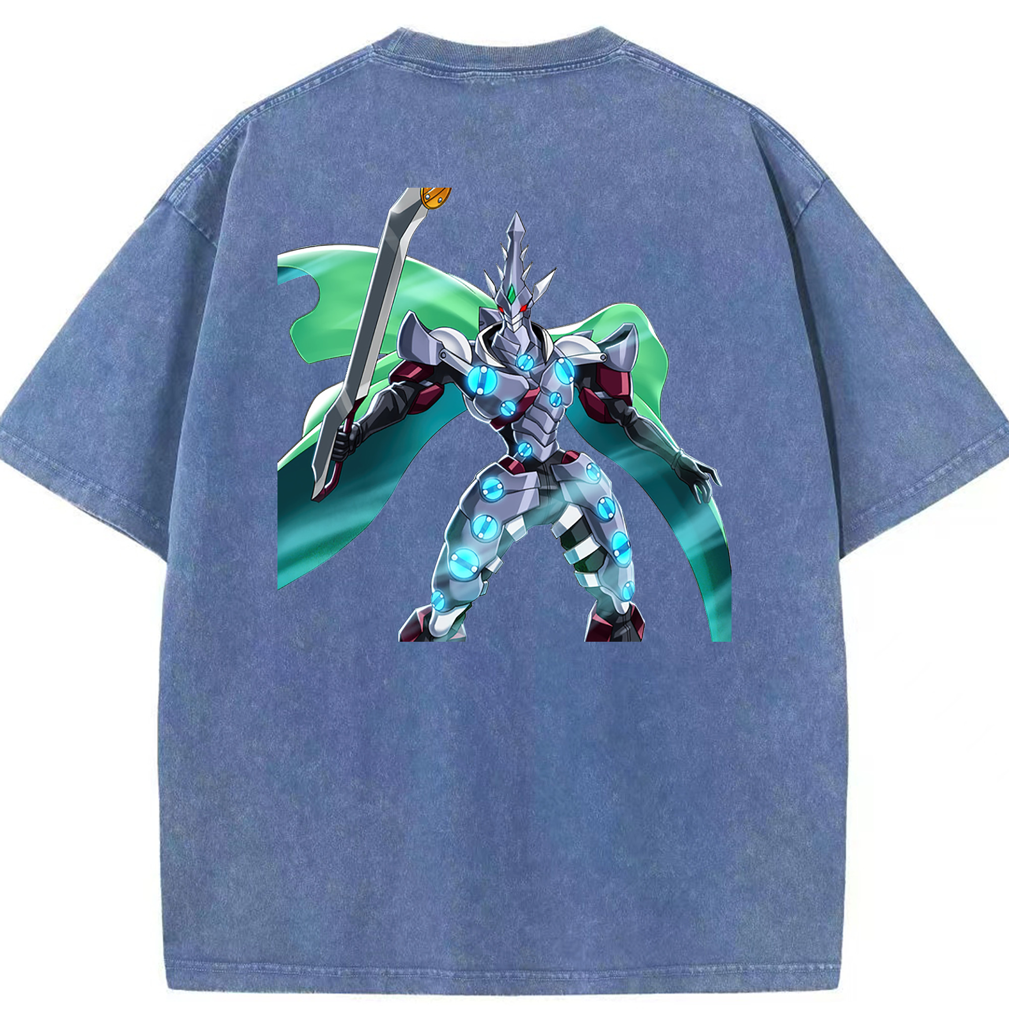 （画像用） 遊☆戯☆王 Yu-Gi-Oh! 綿100% ヴィンテージ風 半袖Tシャツ（背面プリント）