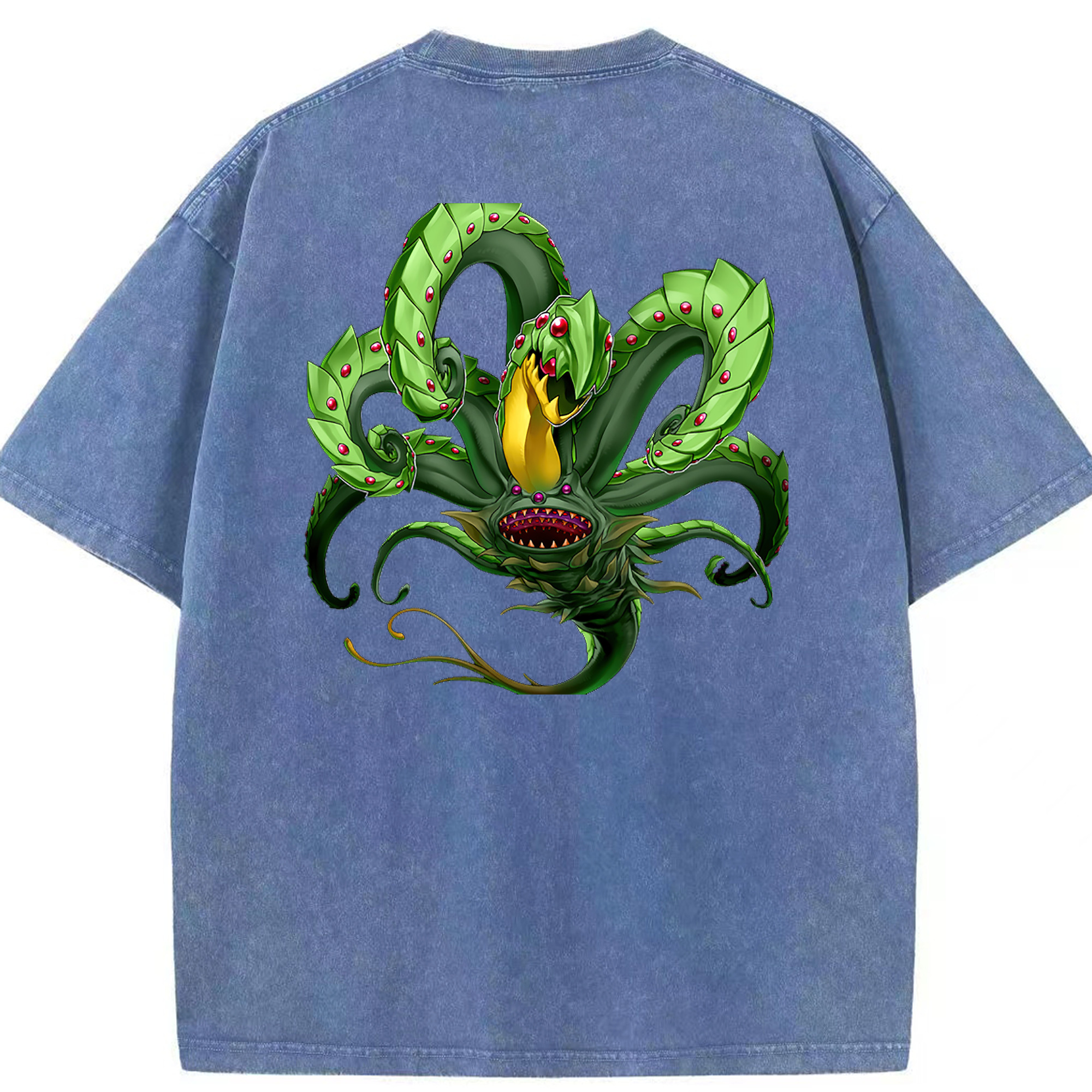 （画像用） 遊☆戯☆王 Yu-Gi-Oh! 綿100% ヴィンテージ風 半袖Tシャツ（背面プリント）