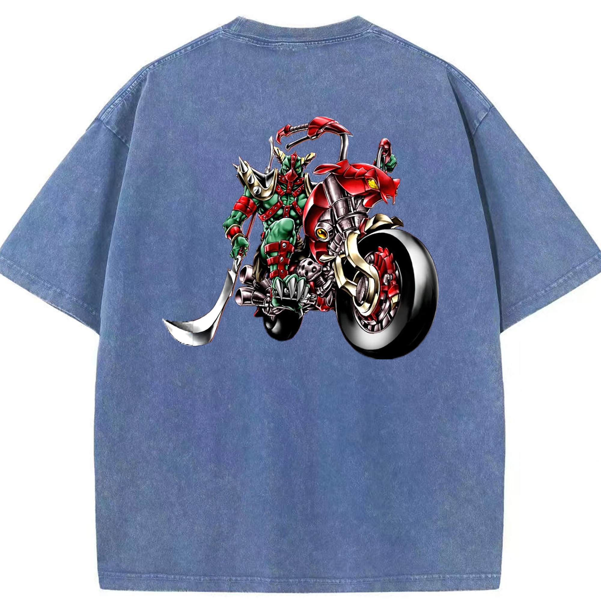 （画像用） 遊☆戯☆王 Yu-Gi-Oh! 綿100% ヴィンテージ風 半袖Tシャツ（背面プリント）