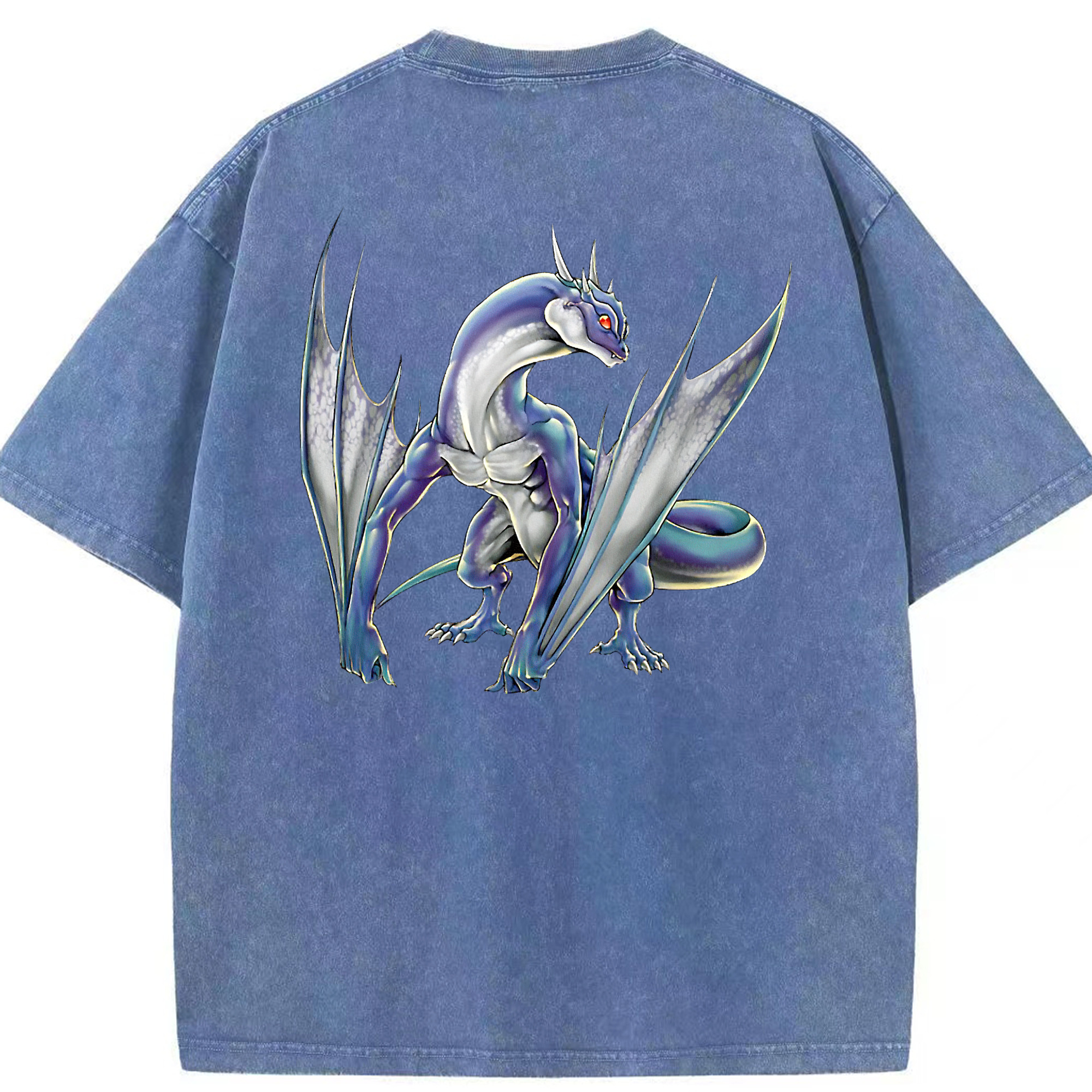 （画像用） 遊☆戯☆王 Yu-Gi-Oh! 綿100% ヴィンテージ風 半袖Tシャツ（背面プリント）