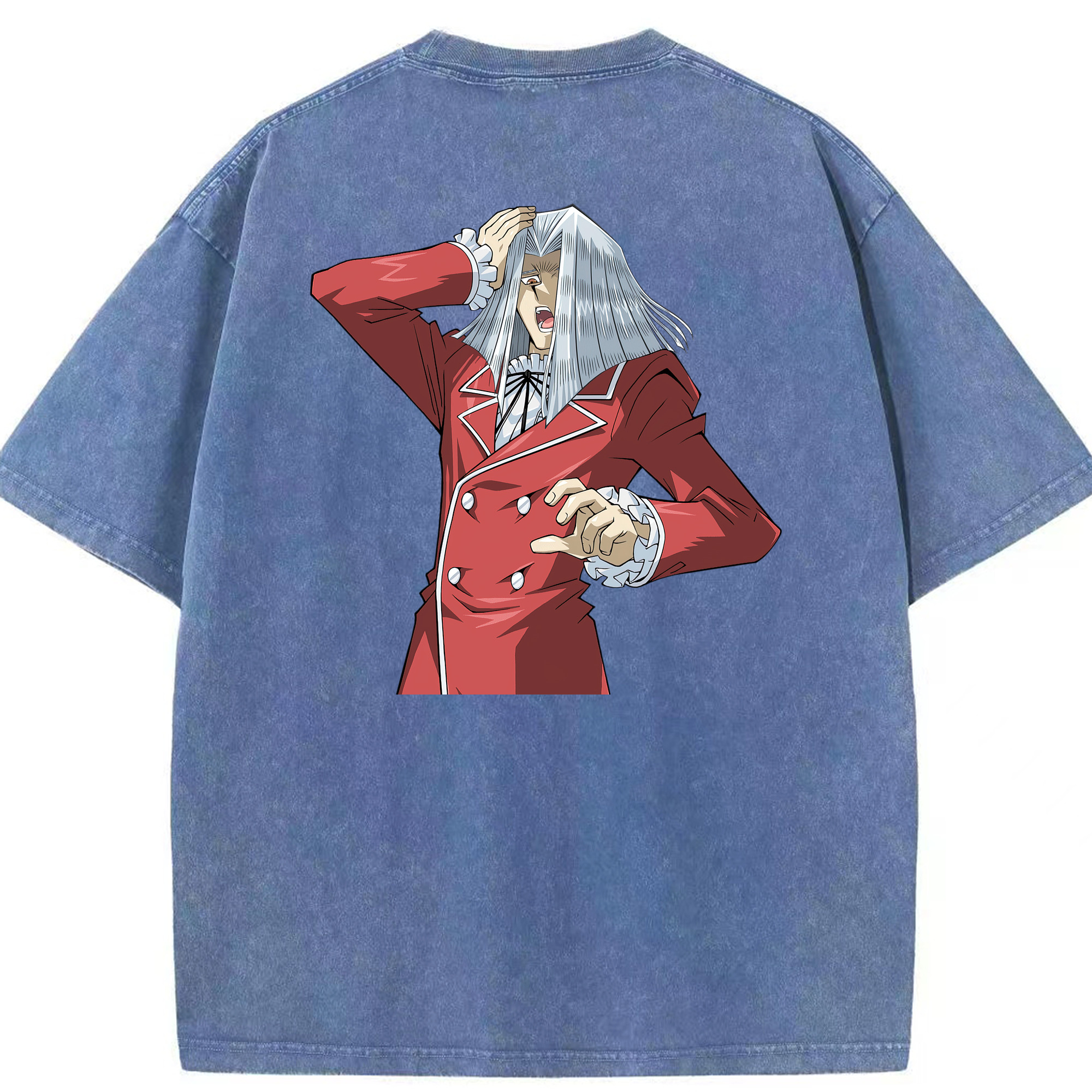 （画像用） 遊☆戯☆王 Yu-Gi-Oh! 綿100% ヴィンテージ風 半袖Tシャツ（背面プリント）