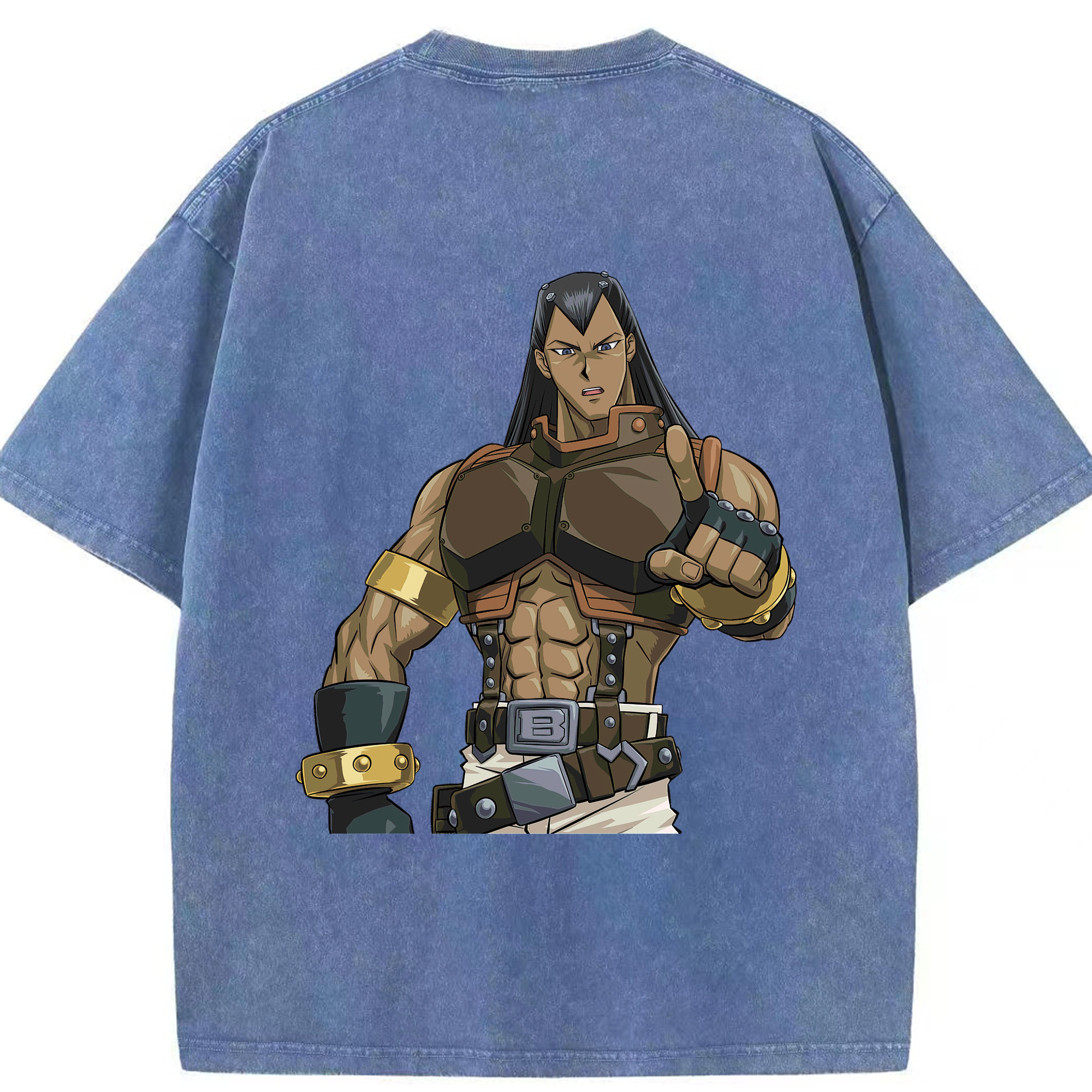 （画像用） 遊☆戯☆王 Yu-Gi-Oh! 綿100% ヴィンテージ風 半袖Tシャツ（背面プリント）