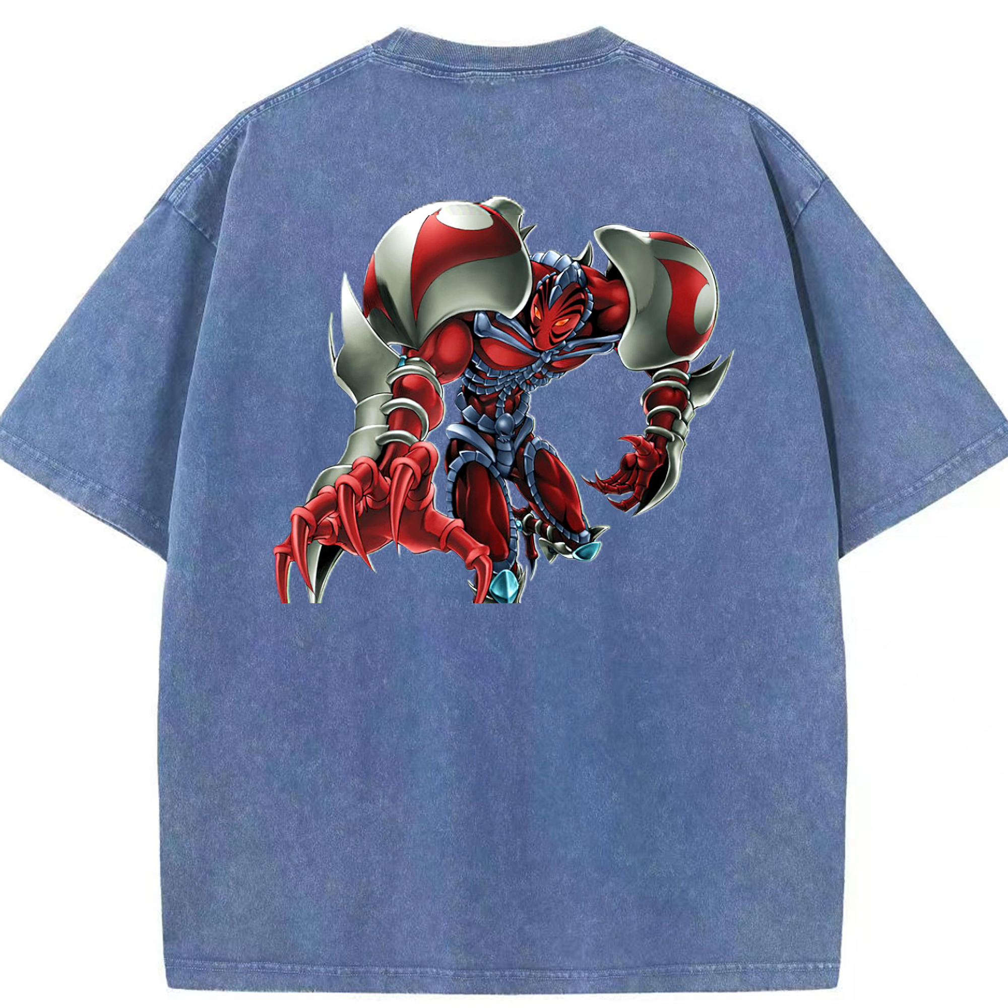 （画像用） 遊☆戯☆王 Yu-Gi-Oh! 綿100% ヴィンテージ風 半袖Tシャツ（背面プリント）