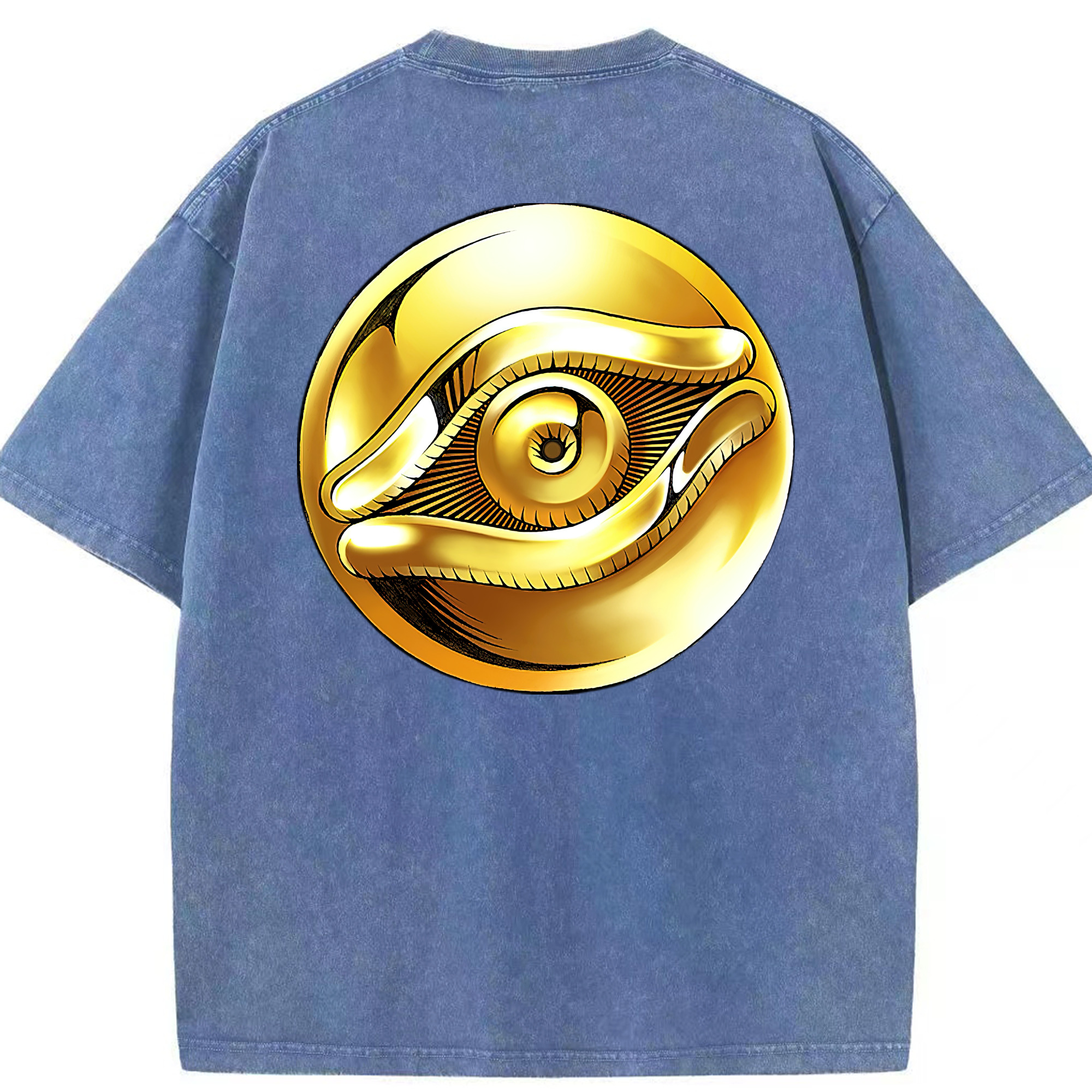 （画像用） 遊☆戯☆王 Yu-Gi-Oh! 綿100% ヴィンテージ風 半袖Tシャツ（背面プリント）