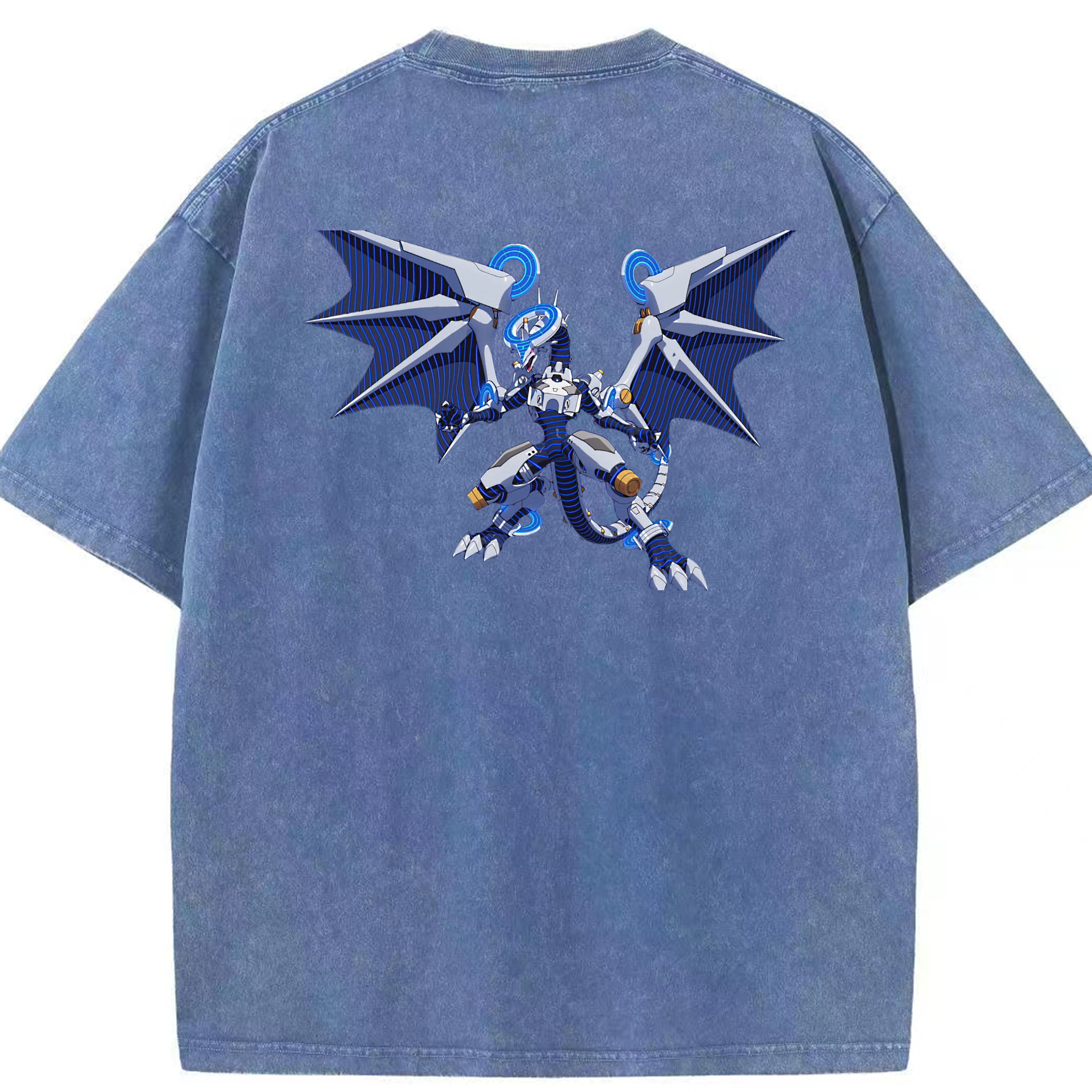 （画像用） 遊☆戯☆王 Yu-Gi-Oh! 綿100% ヴィンテージ風 半袖Tシャツ（背面プリント）