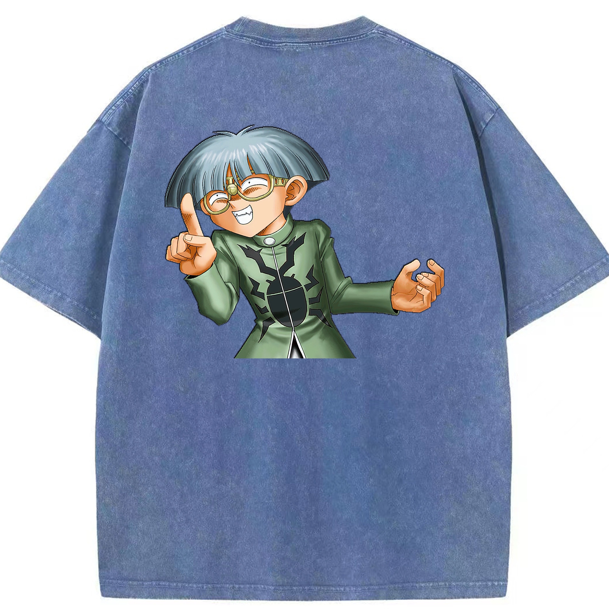 （画像用） 遊☆戯☆王 Yu-Gi-Oh! 綿100% ヴィンテージ風 半袖Tシャツ（背面プリント）
