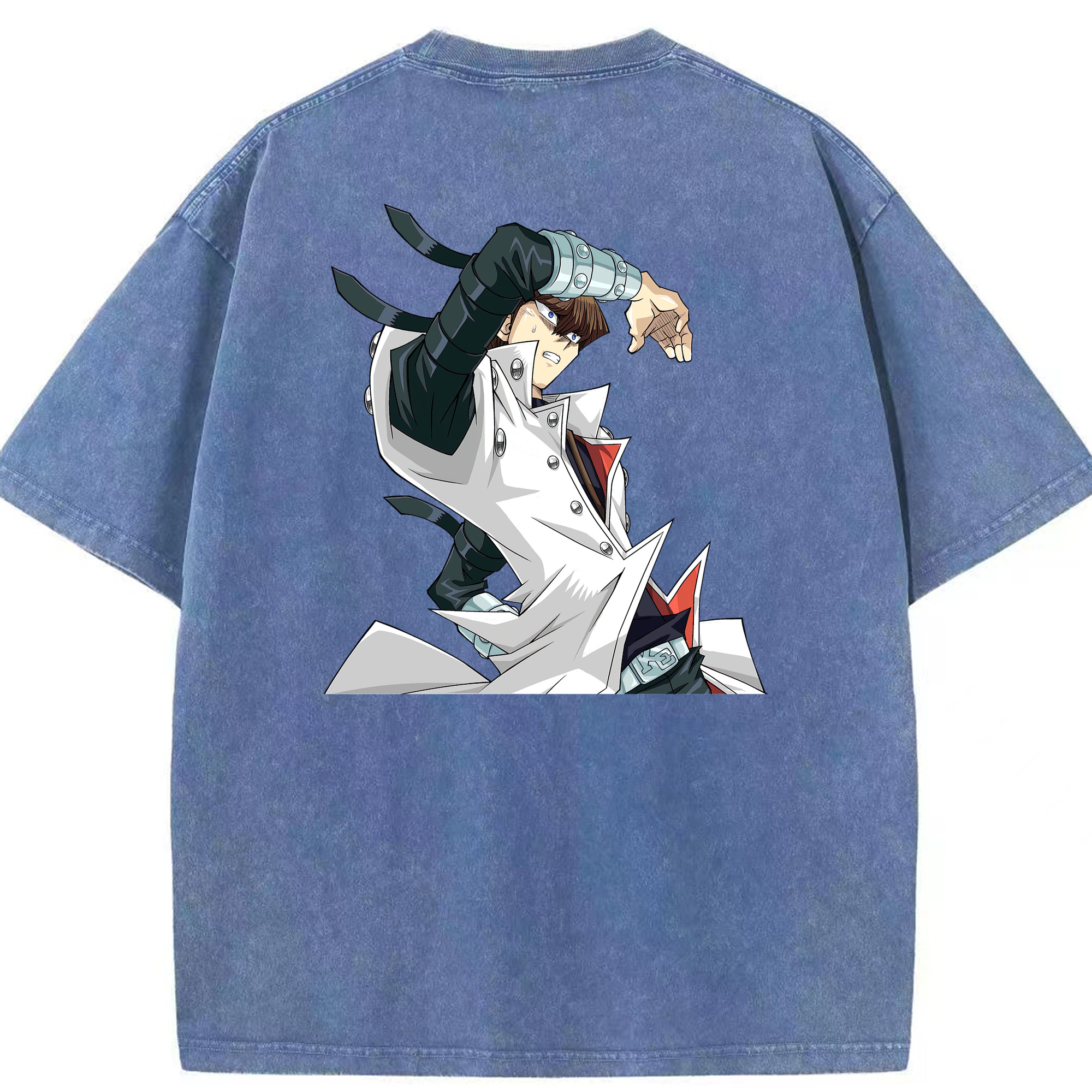 （画像用） 遊☆戯☆王 Yu-Gi-Oh! 綿100% ヴィンテージ風 半袖Tシャツ（背面プリント）