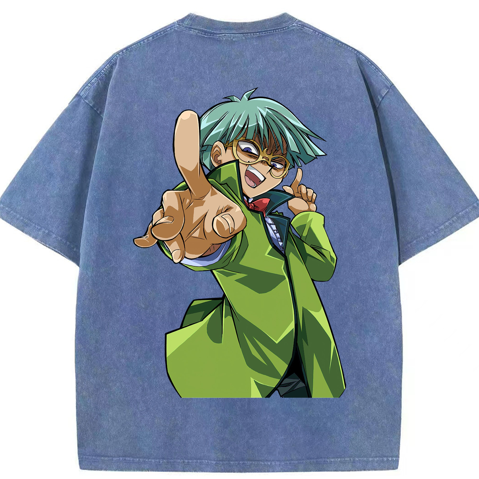 （画像用） 遊☆戯☆王 Yu-Gi-Oh! 綿100% ヴィンテージ風 半袖Tシャツ（背面プリント）