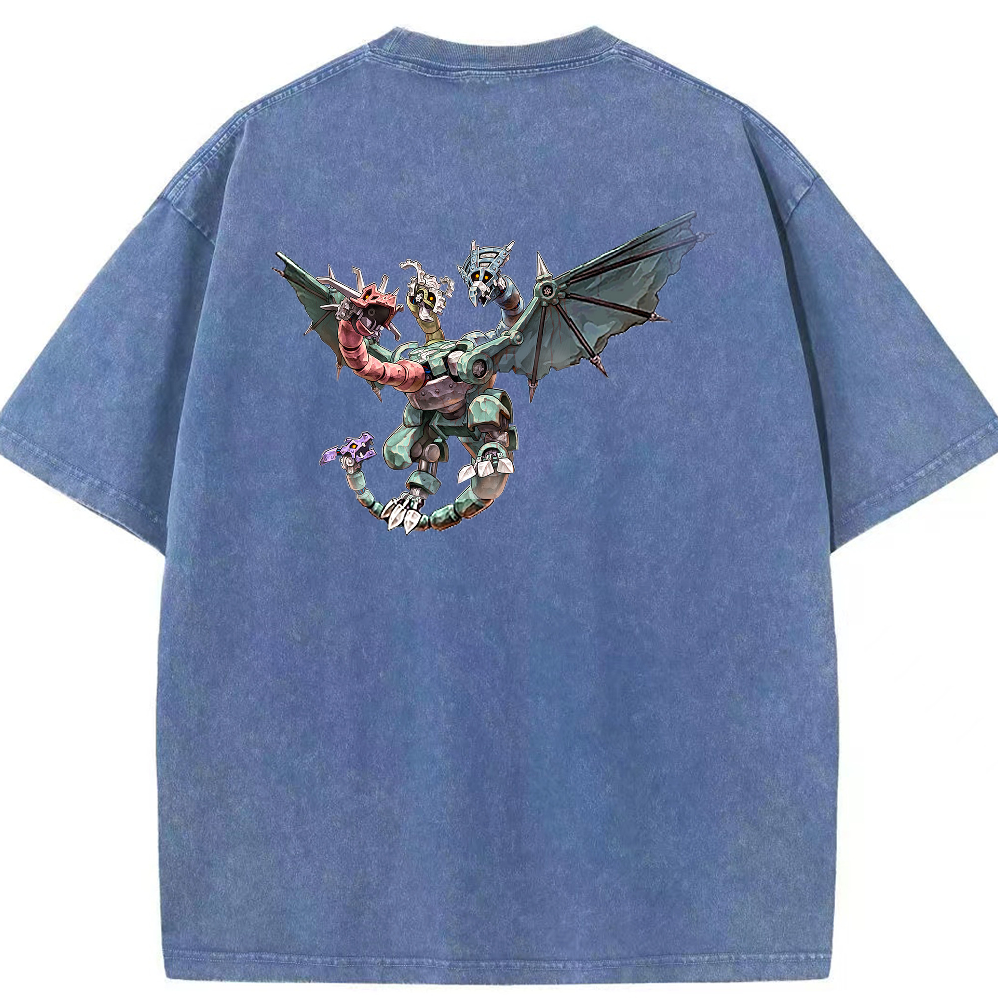 （画像用） 遊☆戯☆王 Yu-Gi-Oh! 綿100% ヴィンテージ風 半袖Tシャツ（背面プリント）